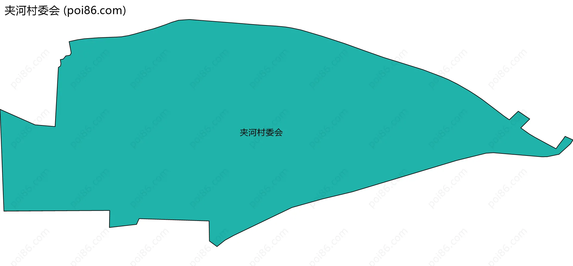 夹河村委会边界地图