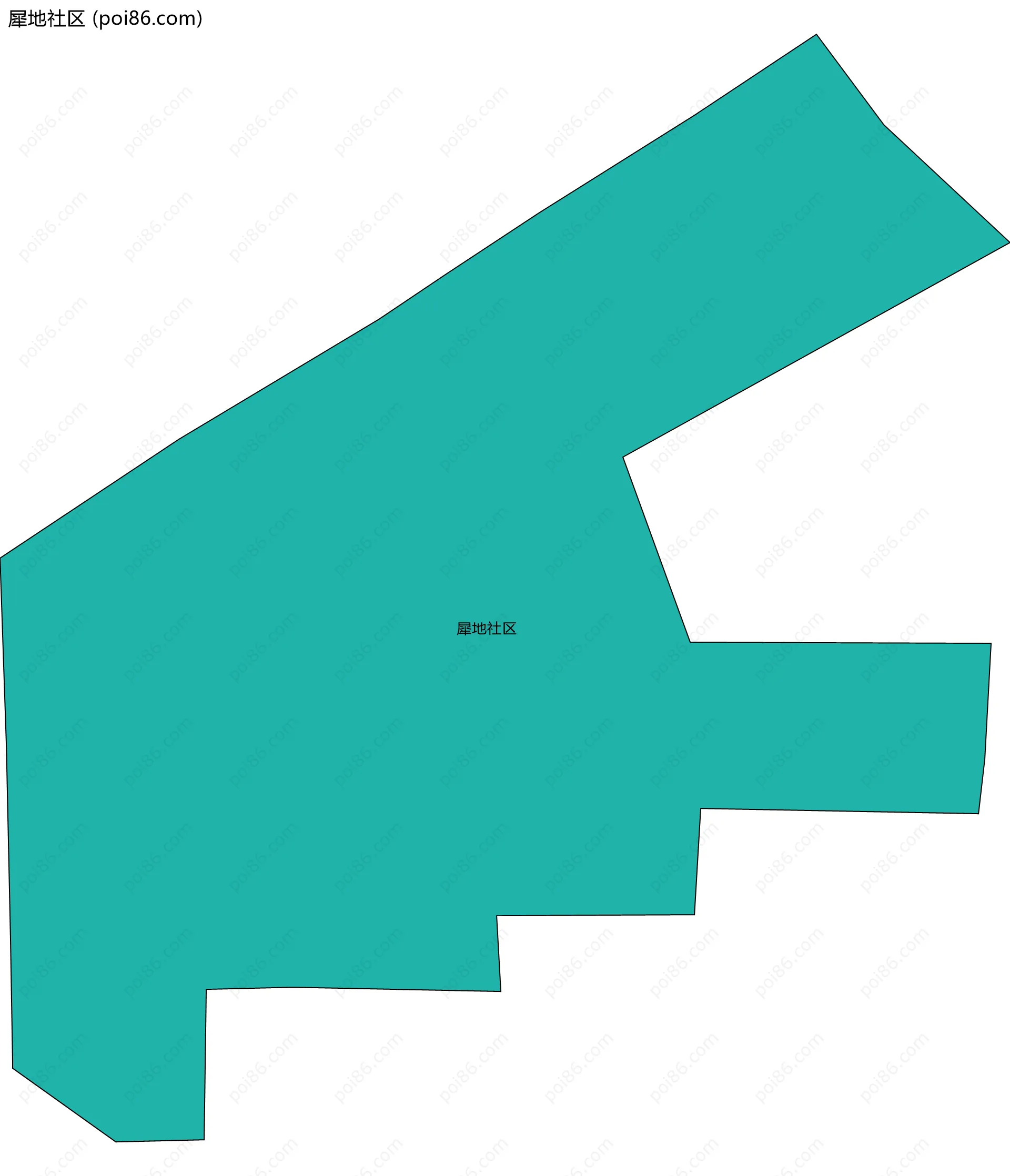 犀地社区边界地图