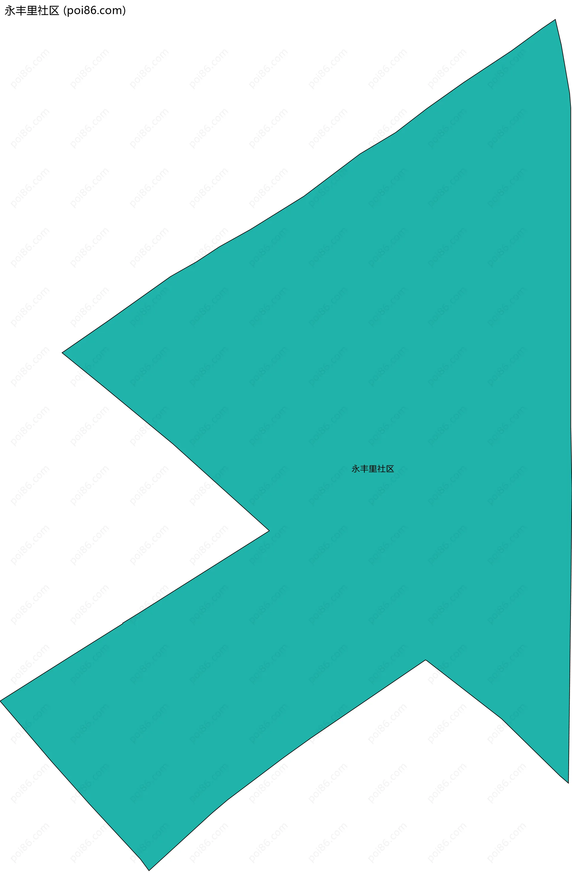 永丰里社区边界地图