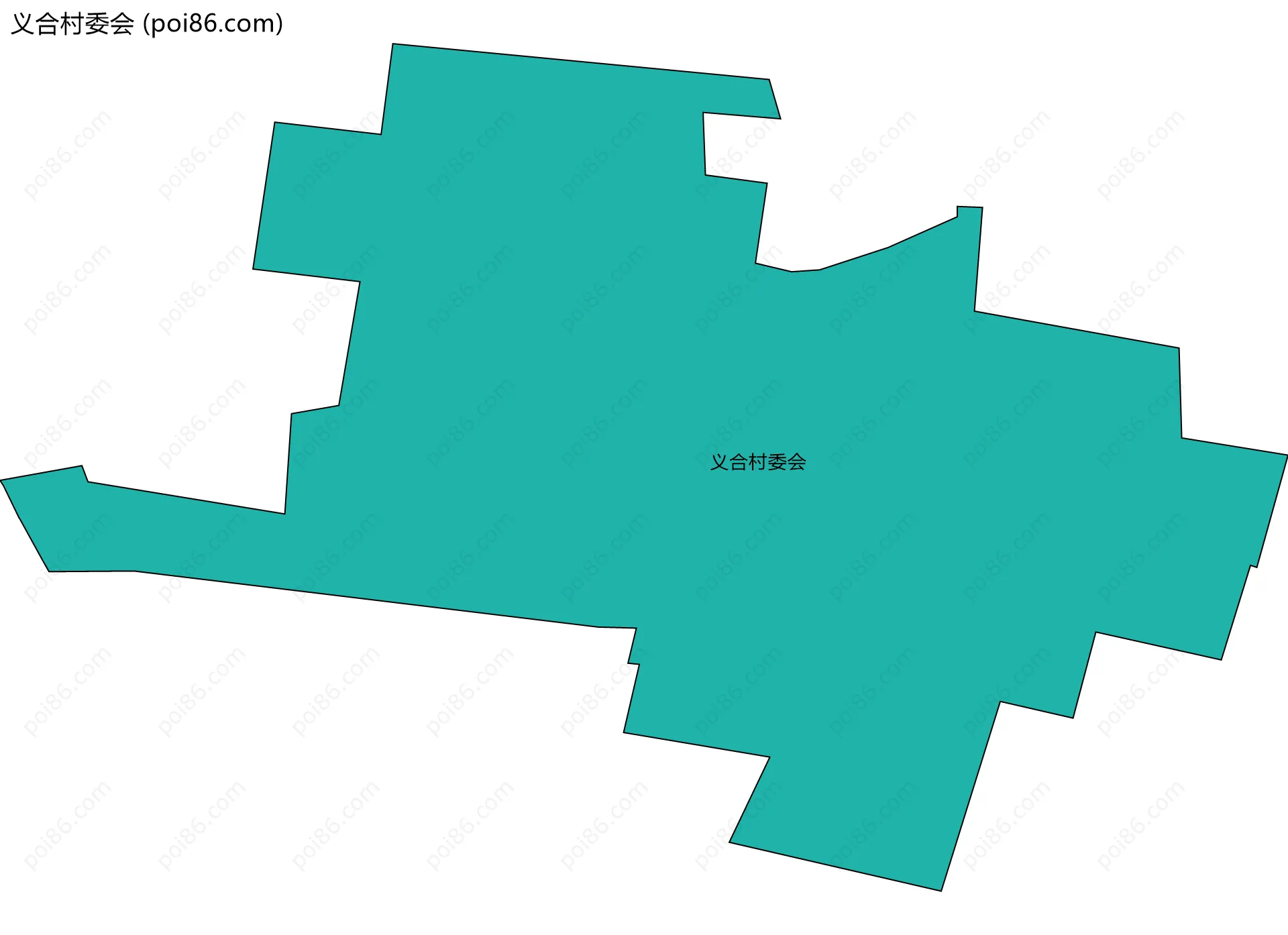 义合村委会边界地图