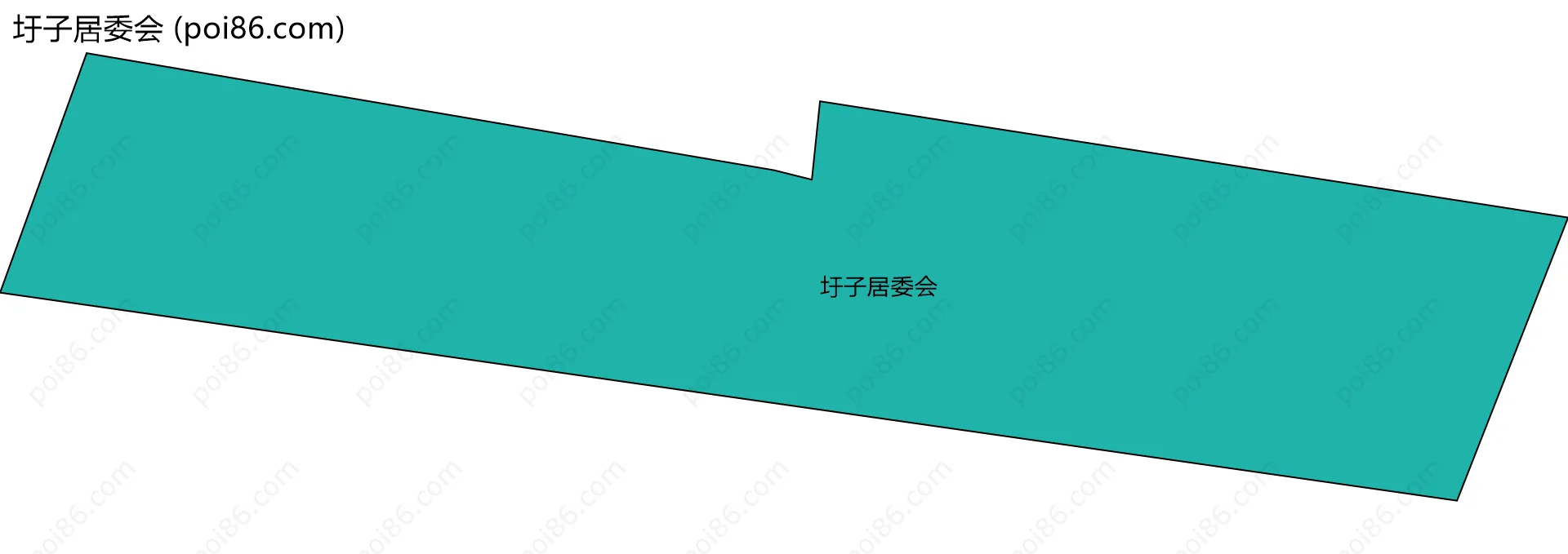 圩子居委会边界地图