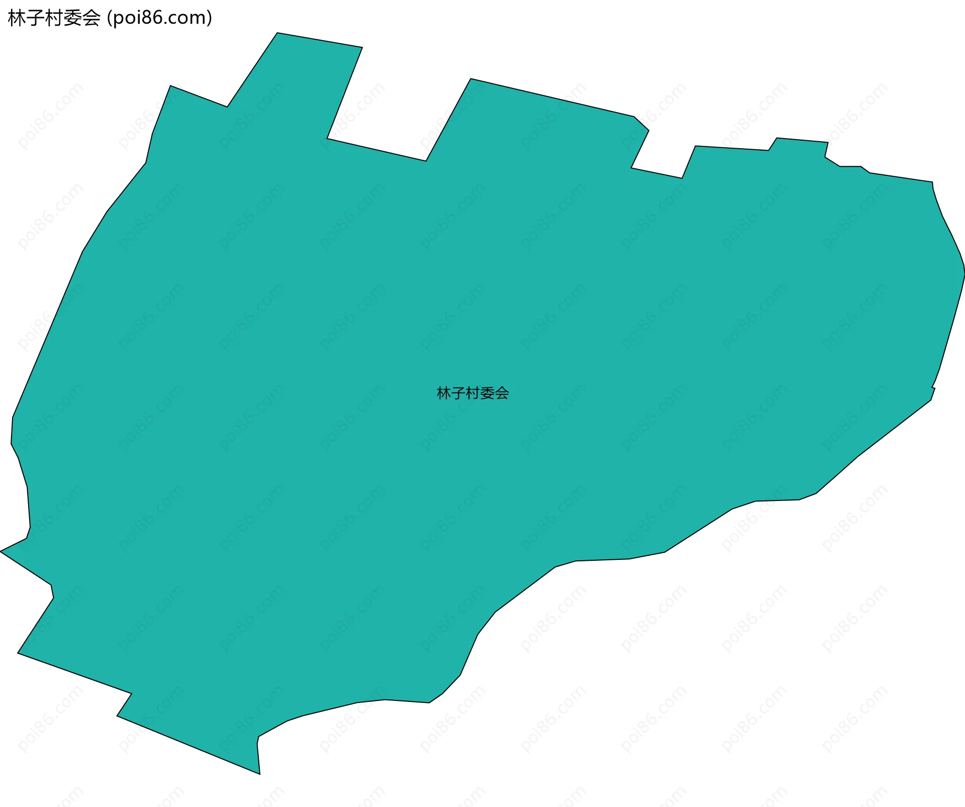 林子村委会边界地图