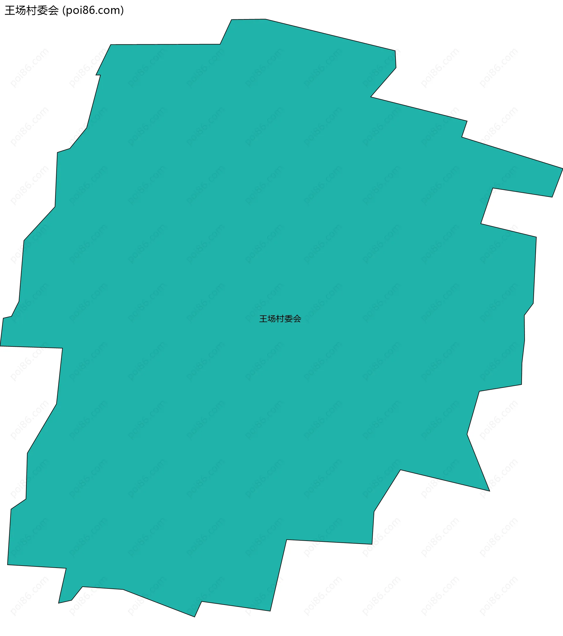 王场村委会边界地图