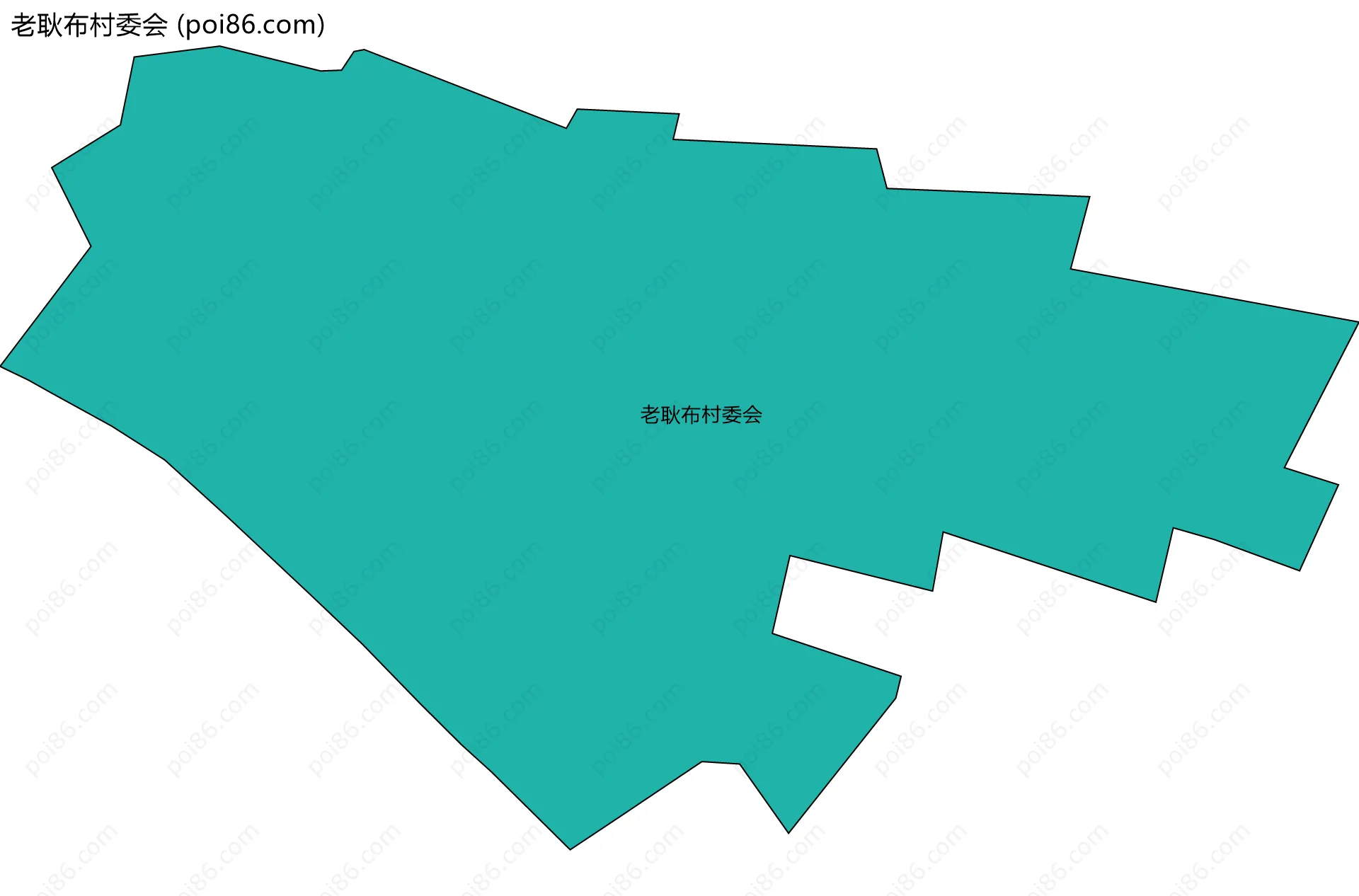 老耿布村委会边界地图