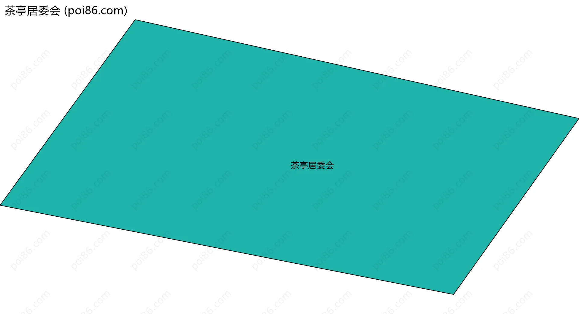 茶亭居委会边界地图