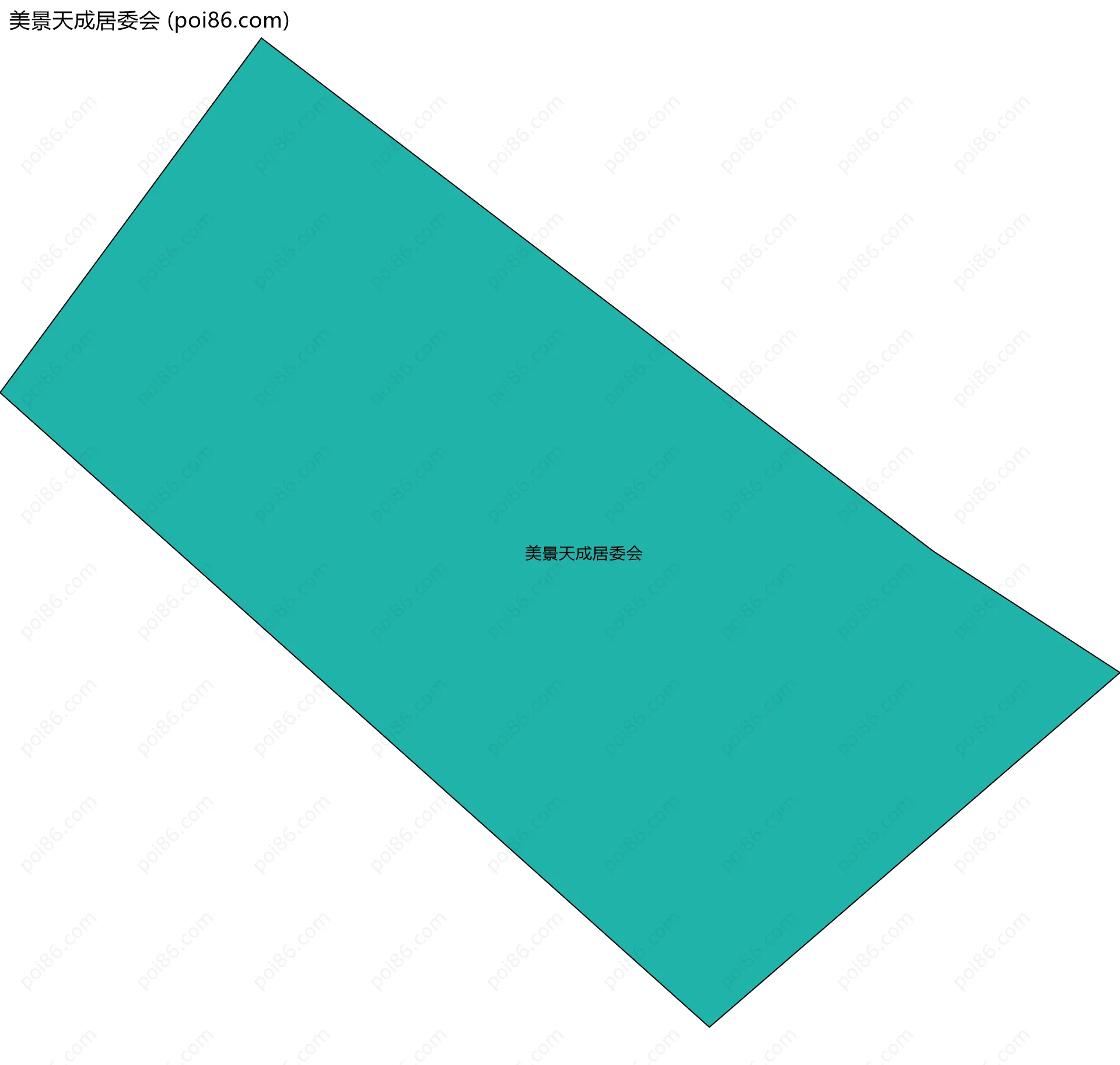 美景天成居委会边界地图
