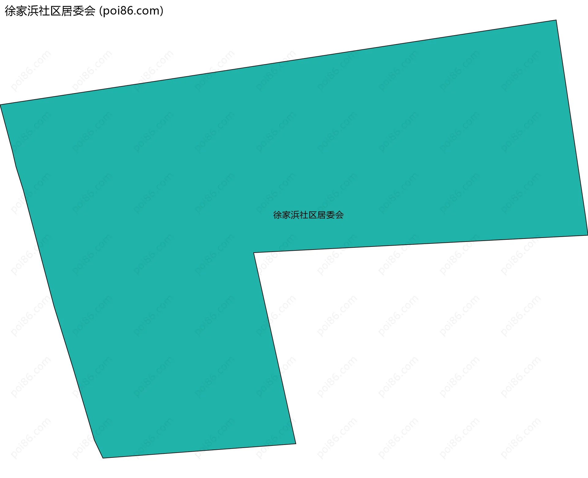 徐家浜社区居委会边界地图