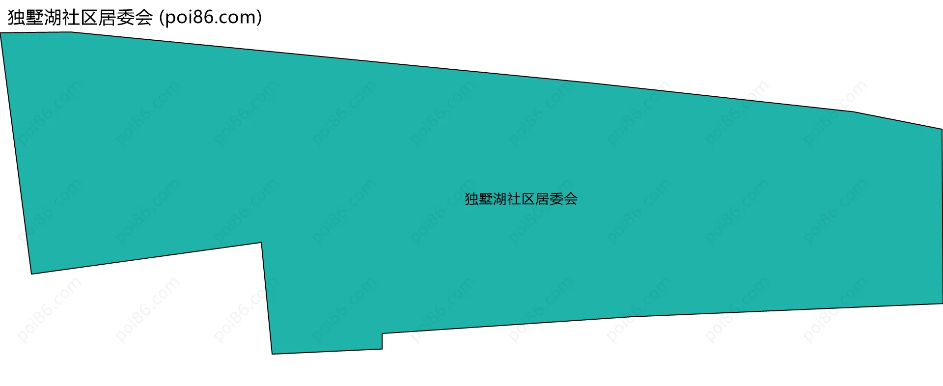 独墅湖社区居委会边界地图