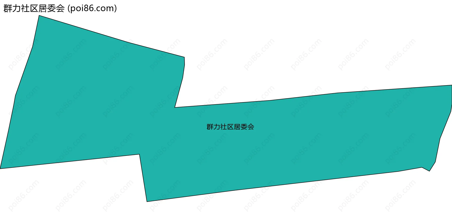 群力社区居委会边界地图