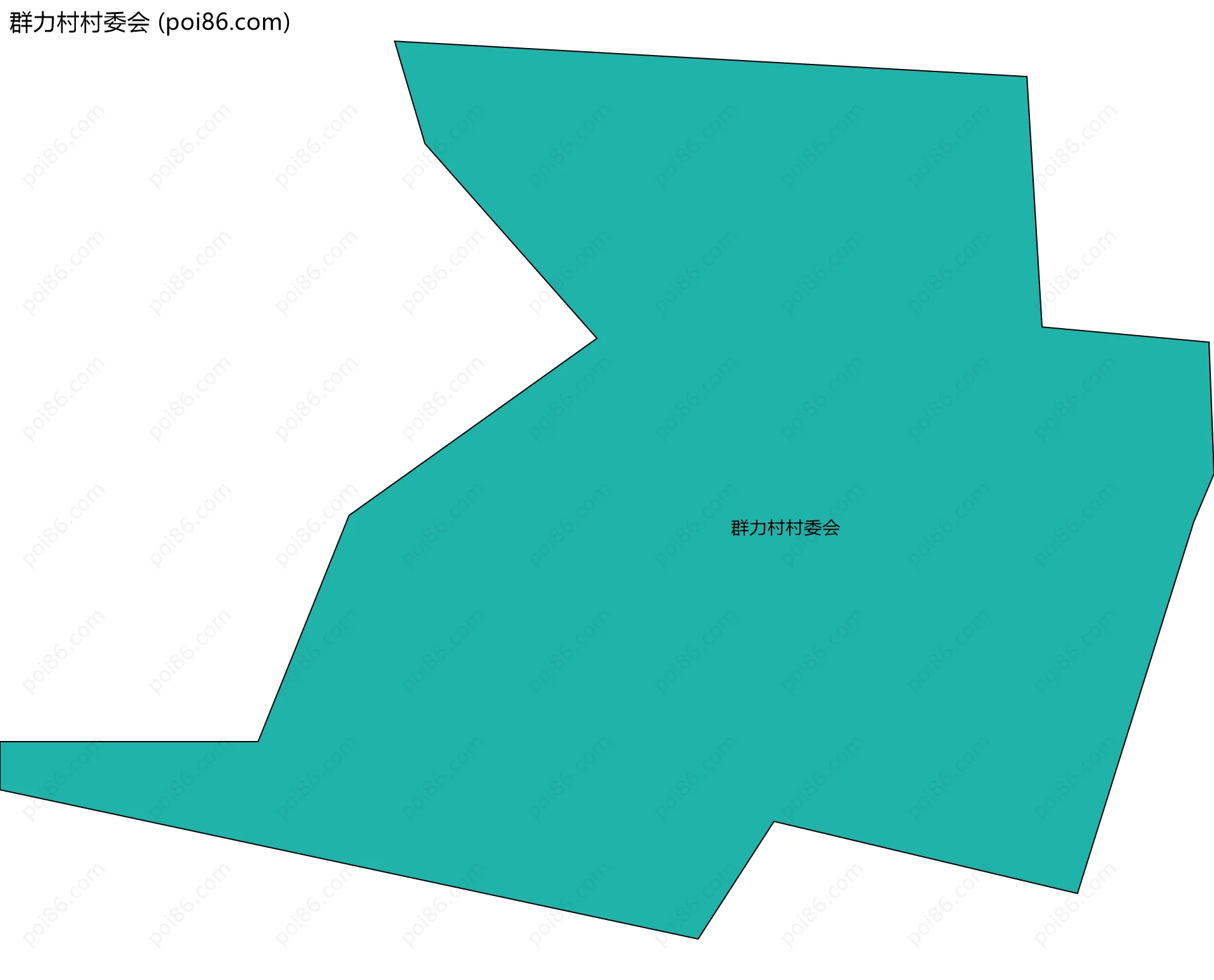 群力村村委会边界地图