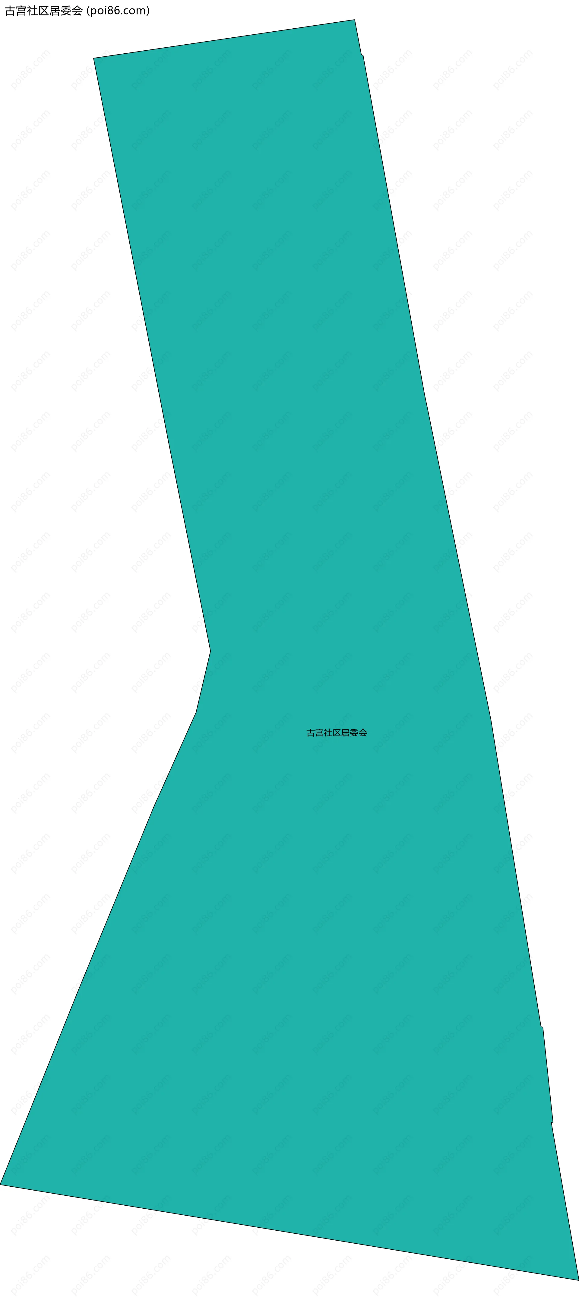 古宫社区居委会边界地图