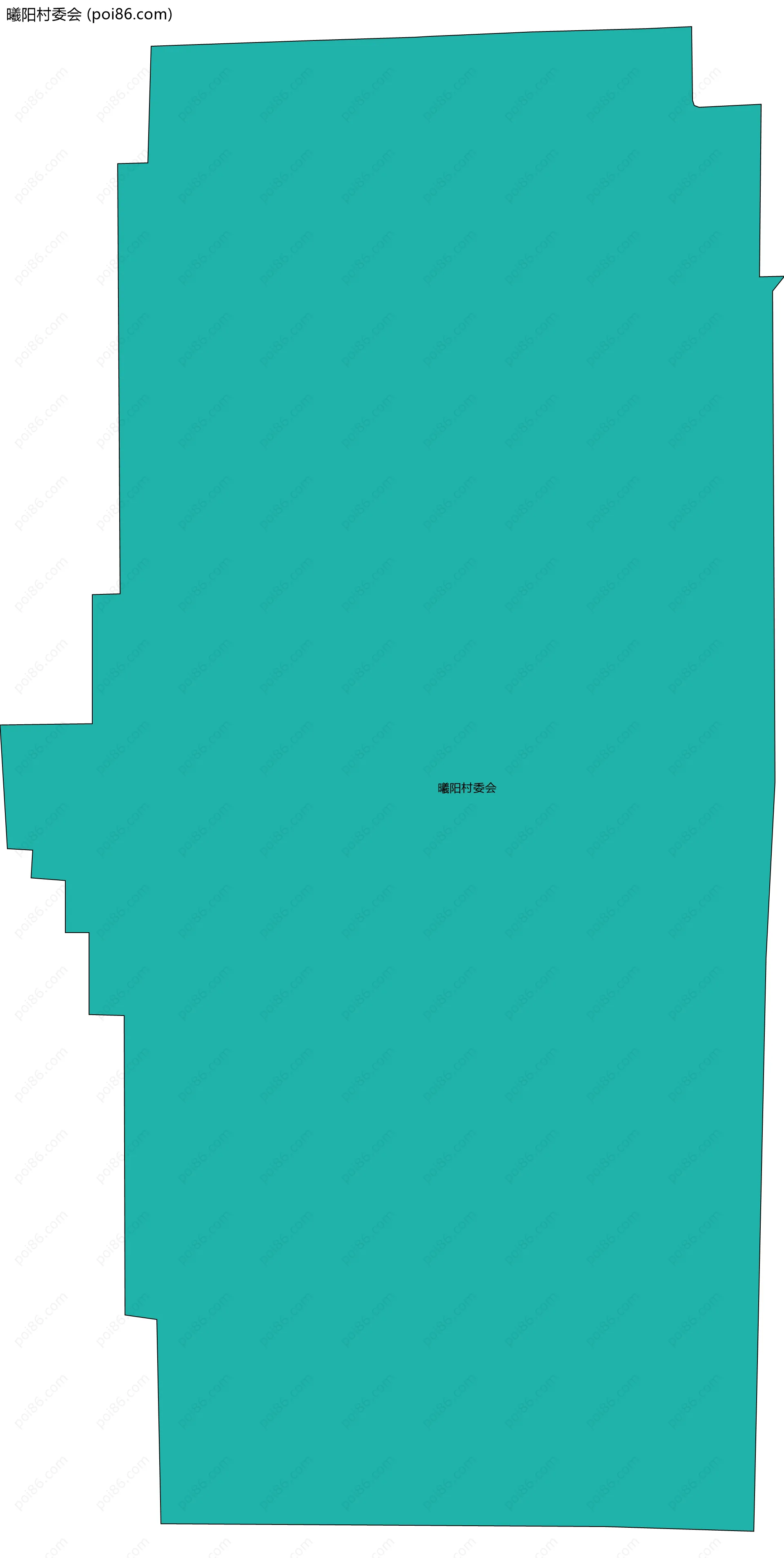 曦阳村委会边界地图