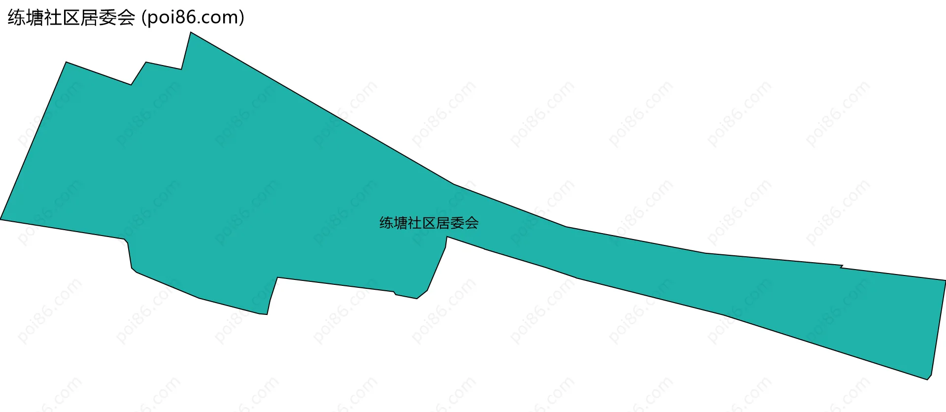 练塘社区居委会边界地图