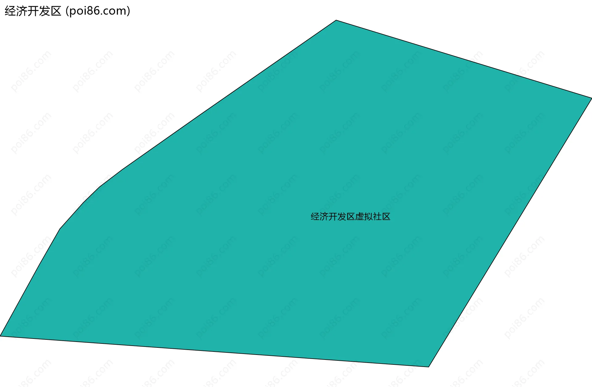 经济开发区边界地图(五级行政区划)