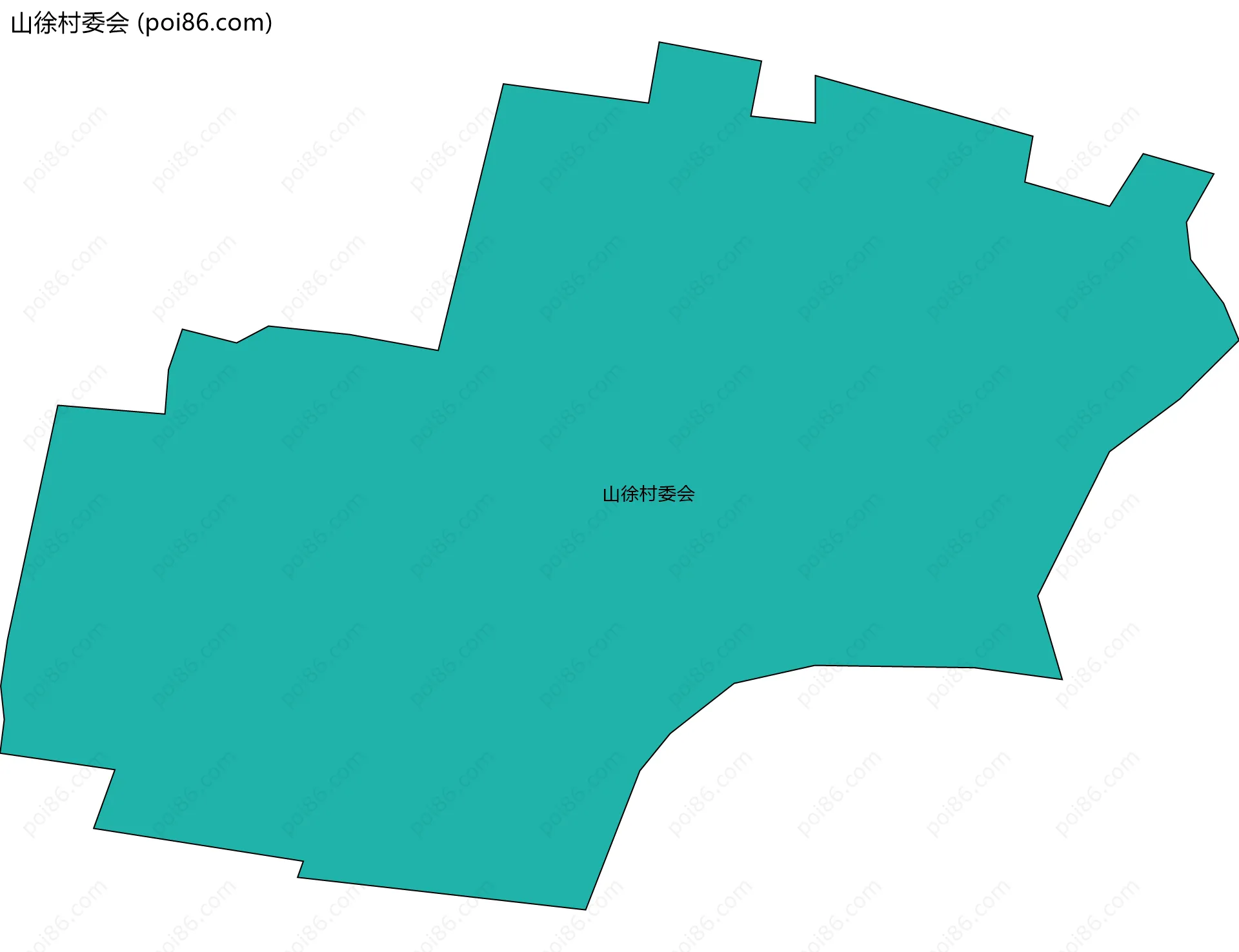 山徐村委会边界地图
