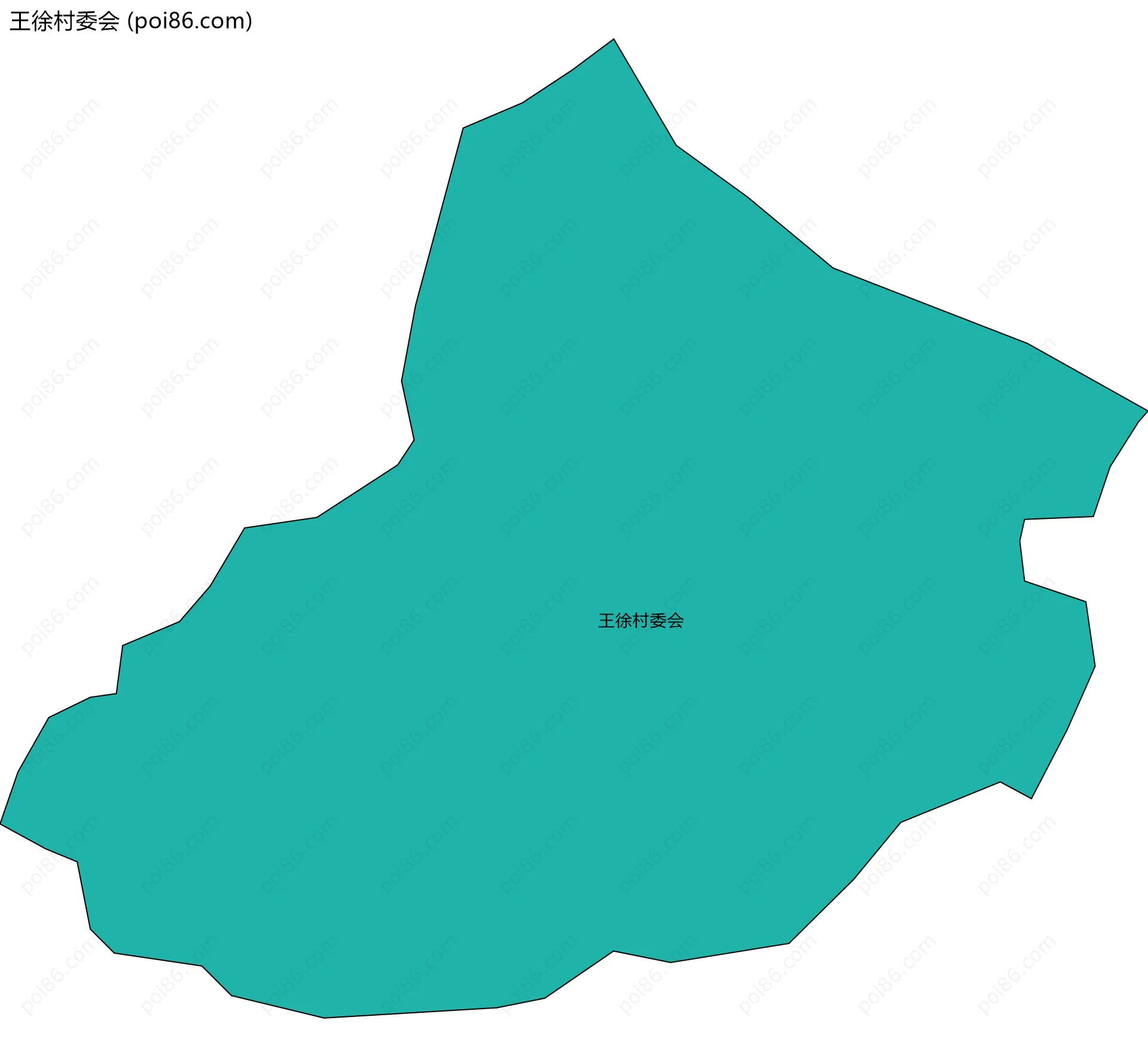 王徐村委会边界地图