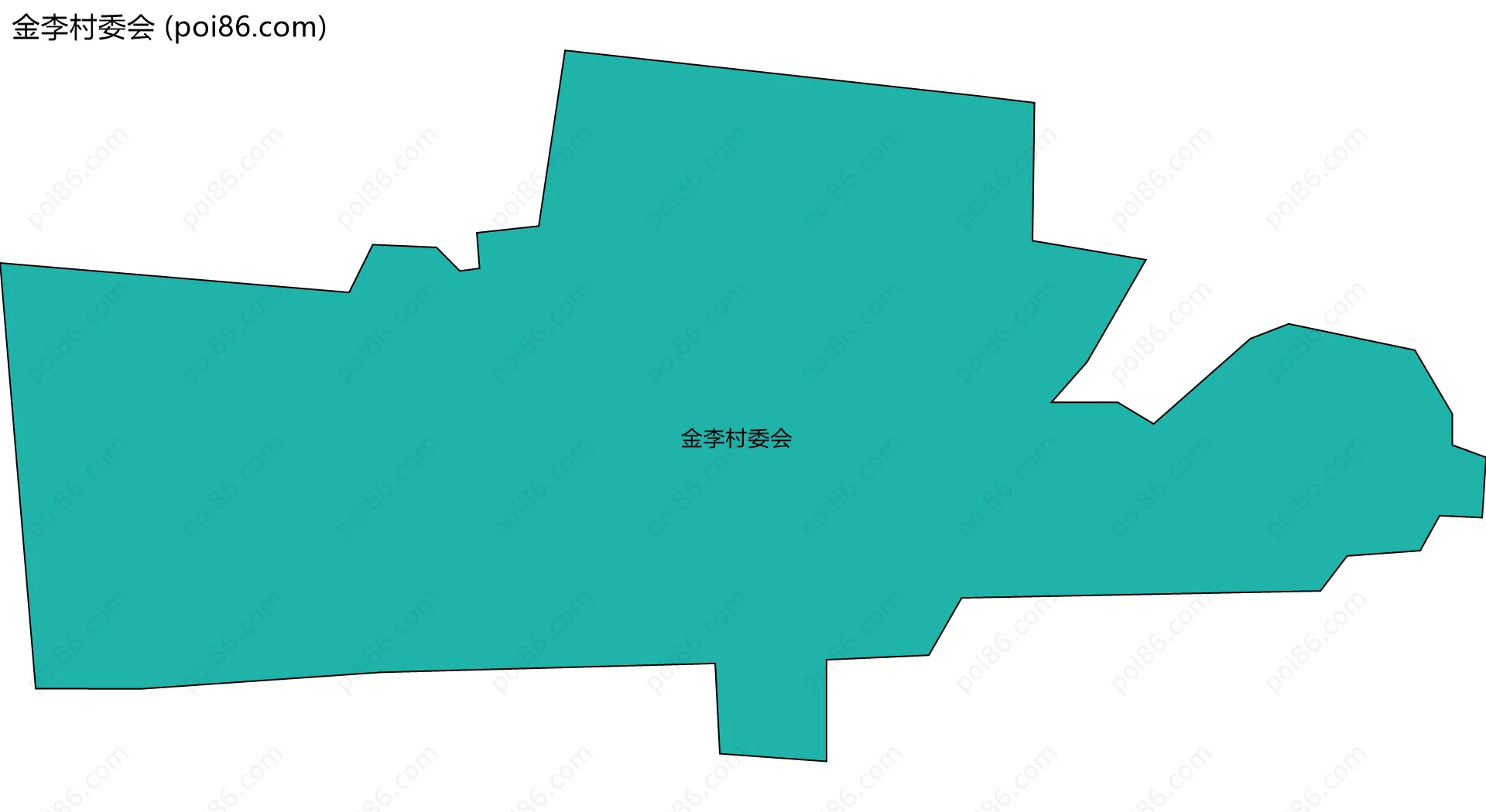 金李村委会边界地图