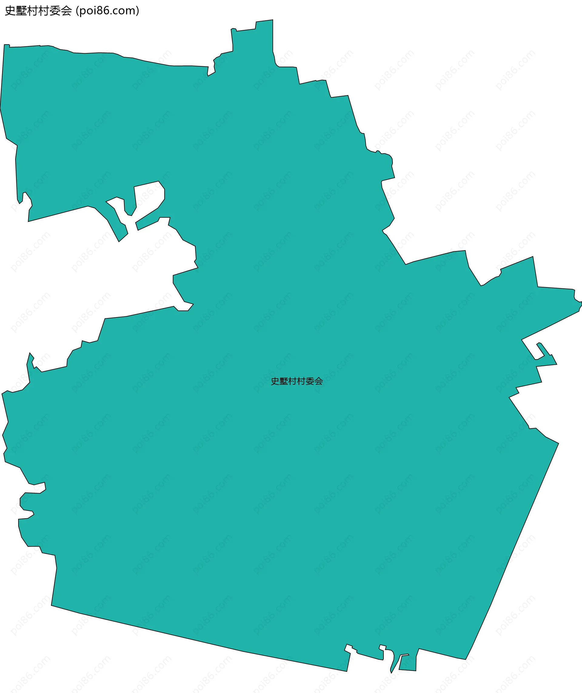 史墅村村委会边界地图