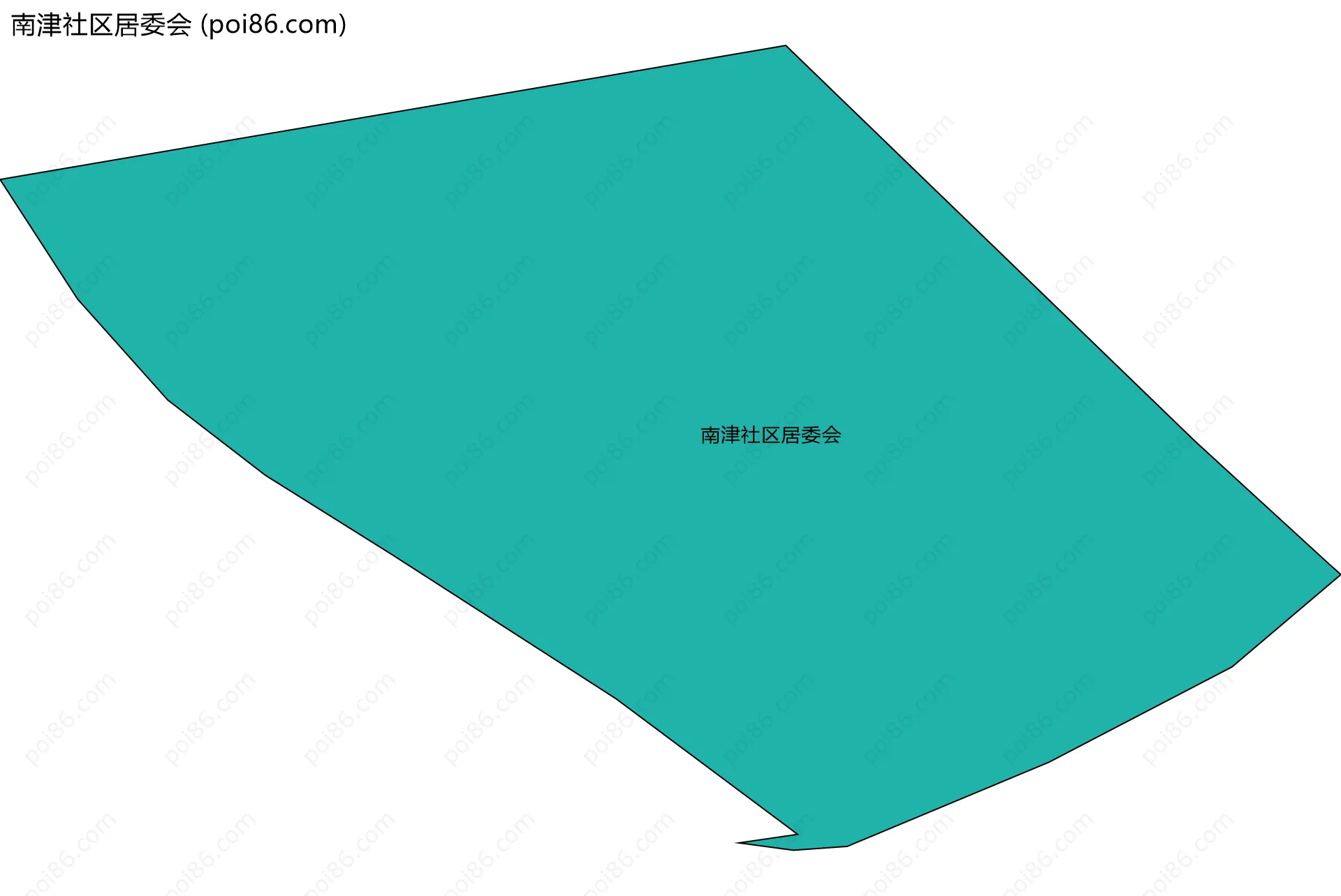 南津社区居委会边界地图