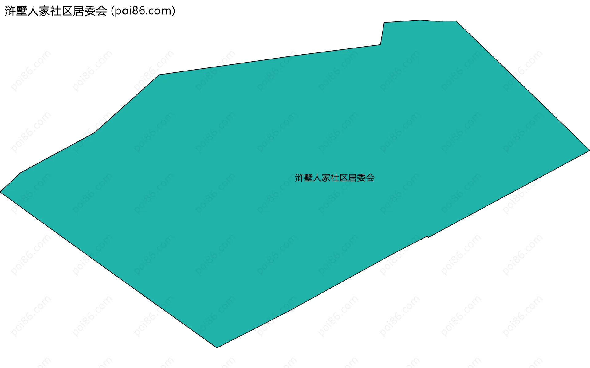 浒墅人家社区居委会边界地图