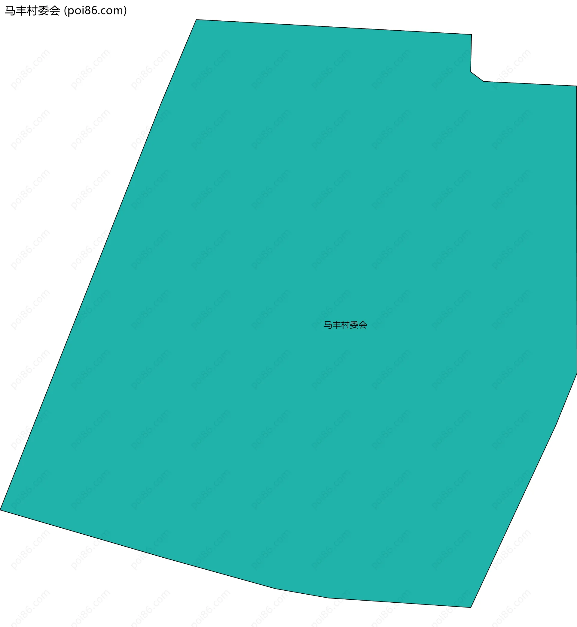 马丰村委会边界地图