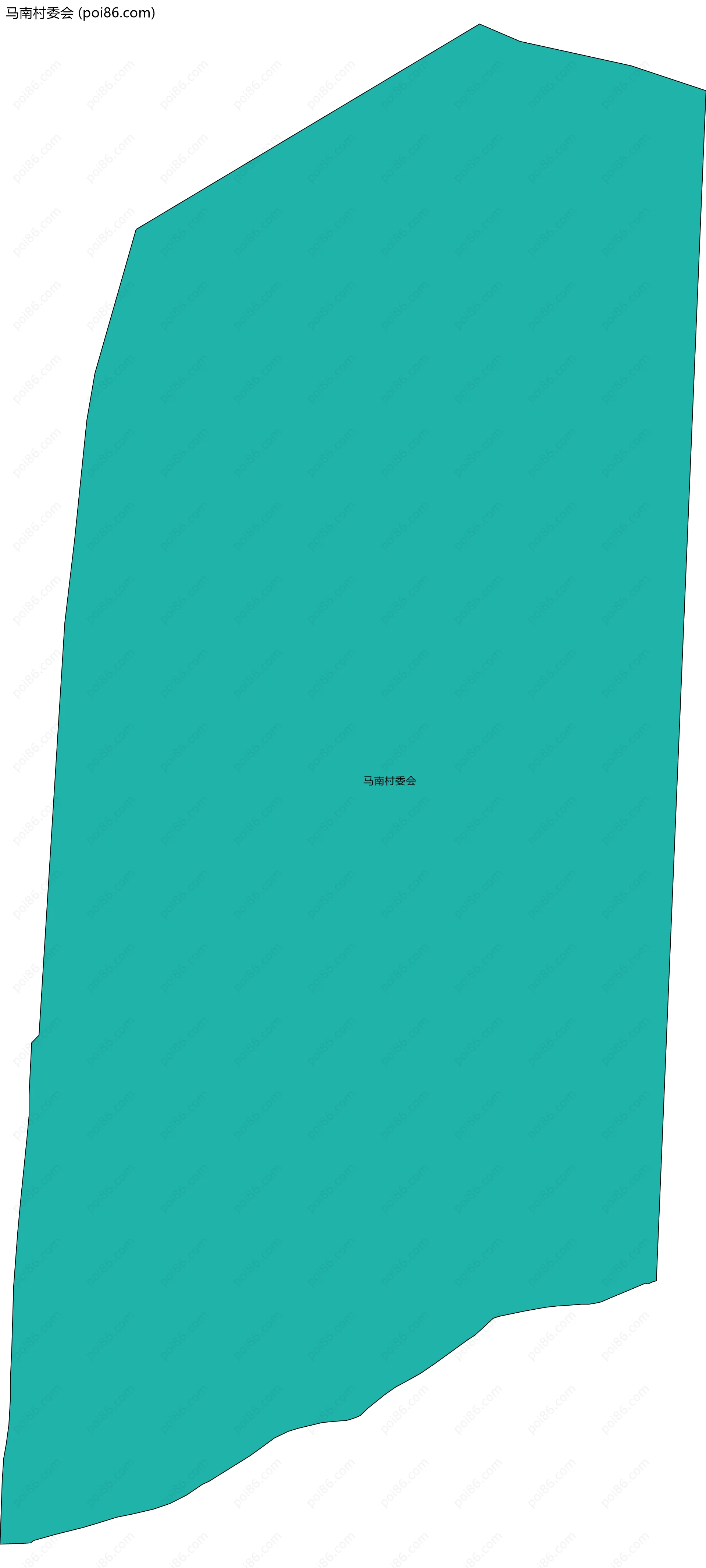 马南村委会边界地图