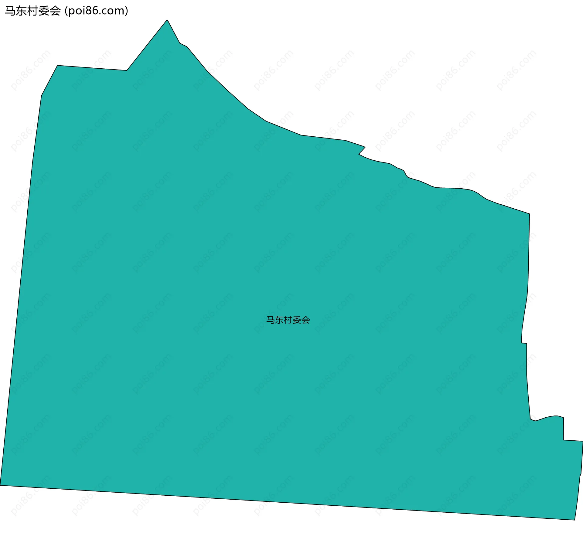 马东村委会边界地图