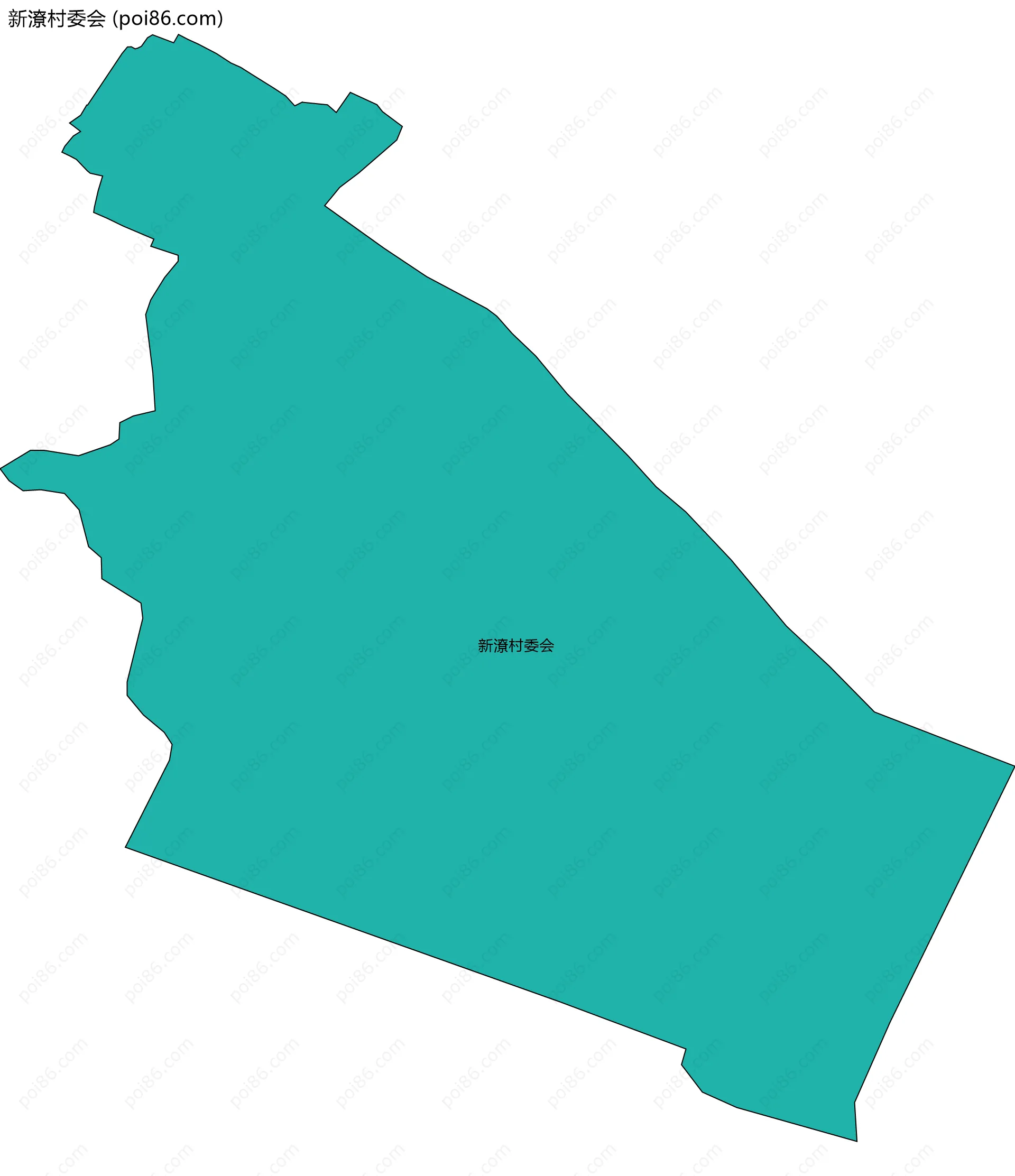 新潦村委会边界地图