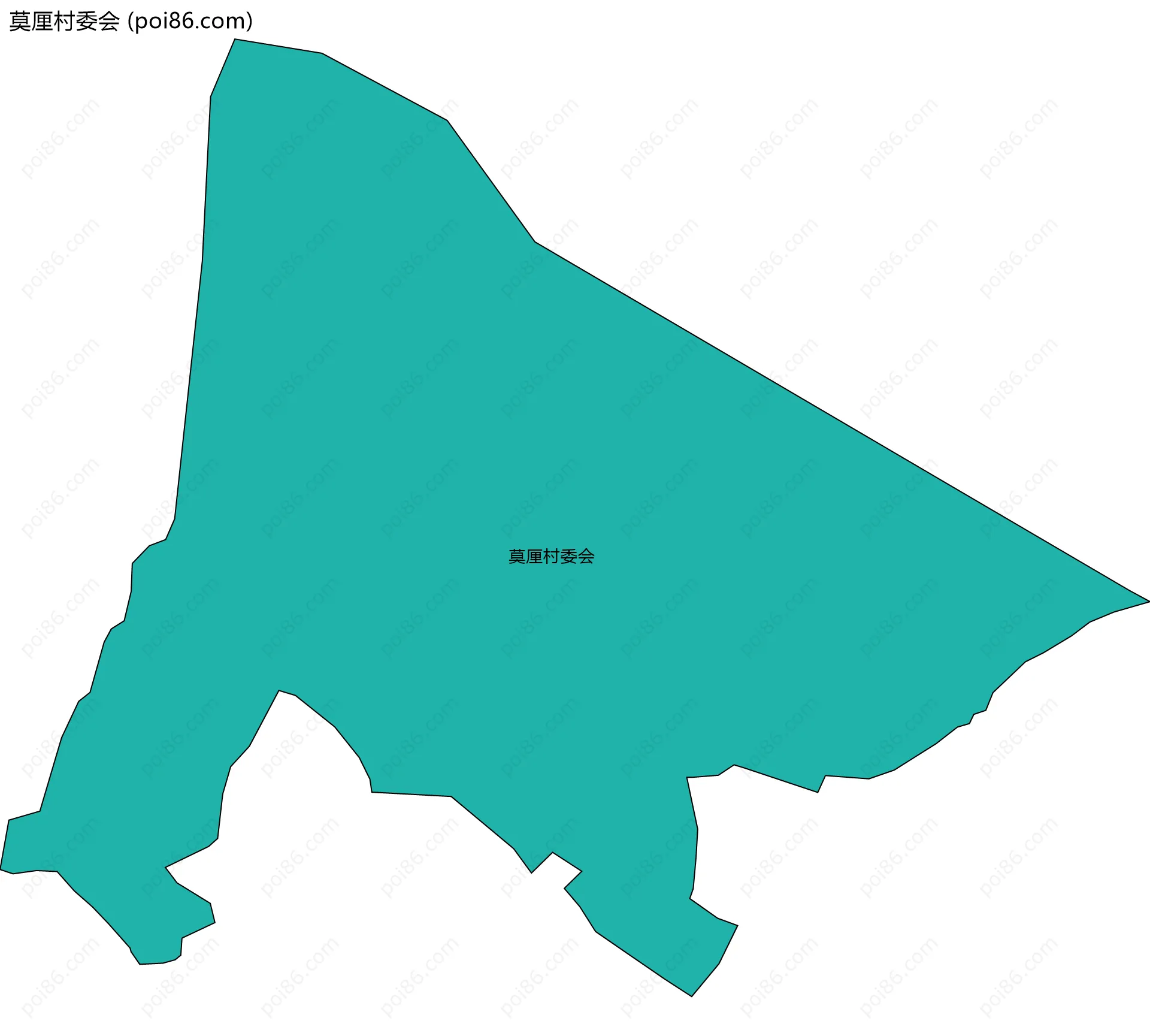 莫厘村委会边界地图