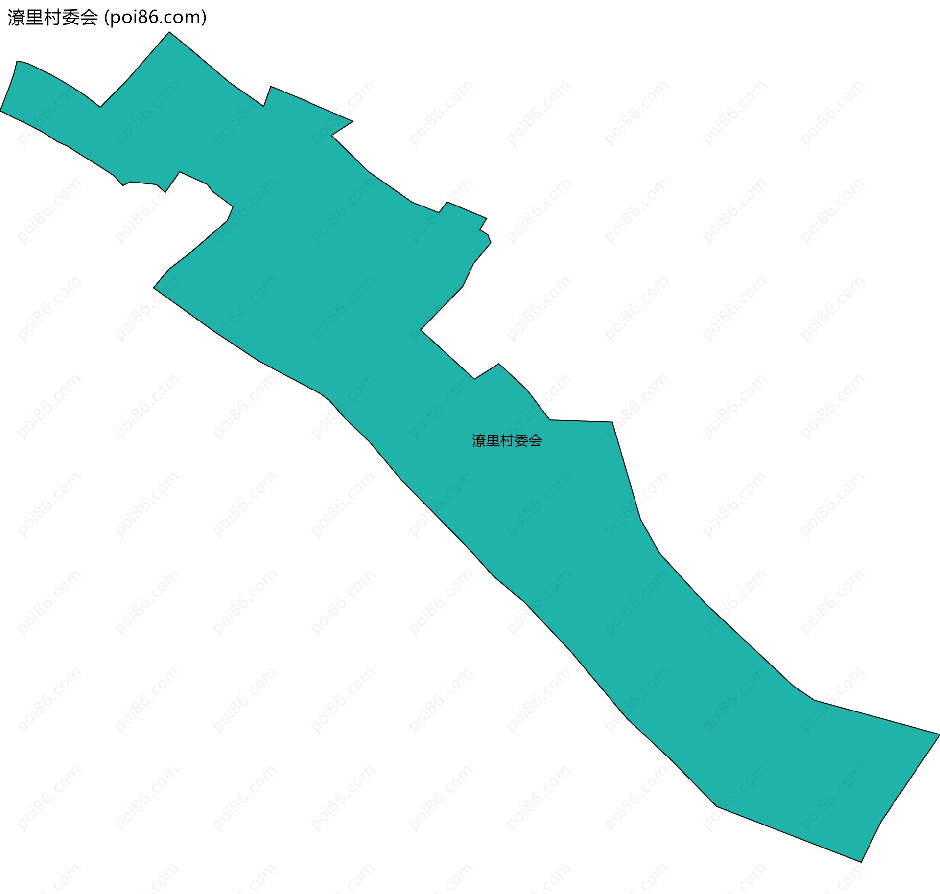 潦里村委会边界地图