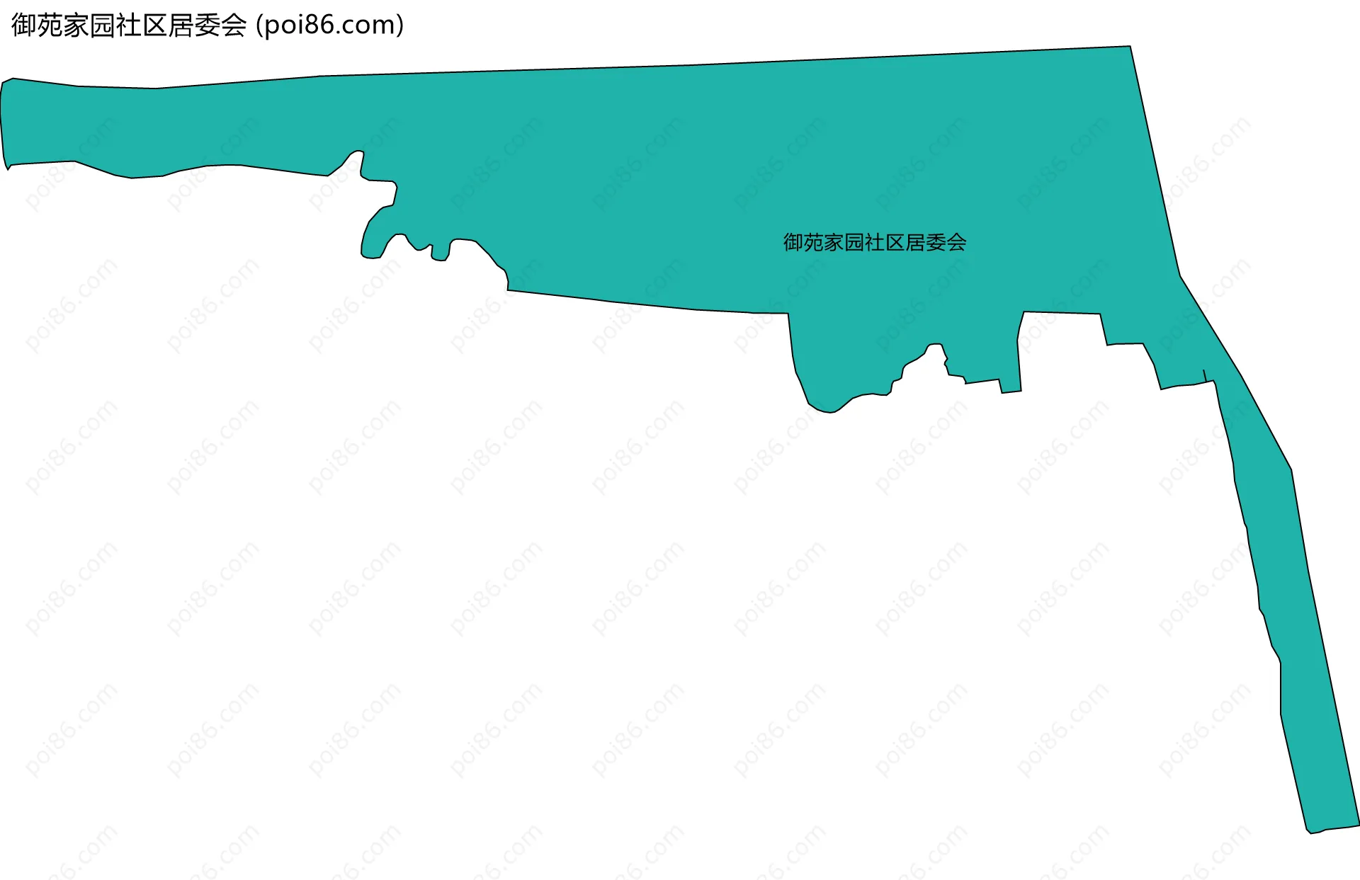 御苑家园社区居委会边界地图