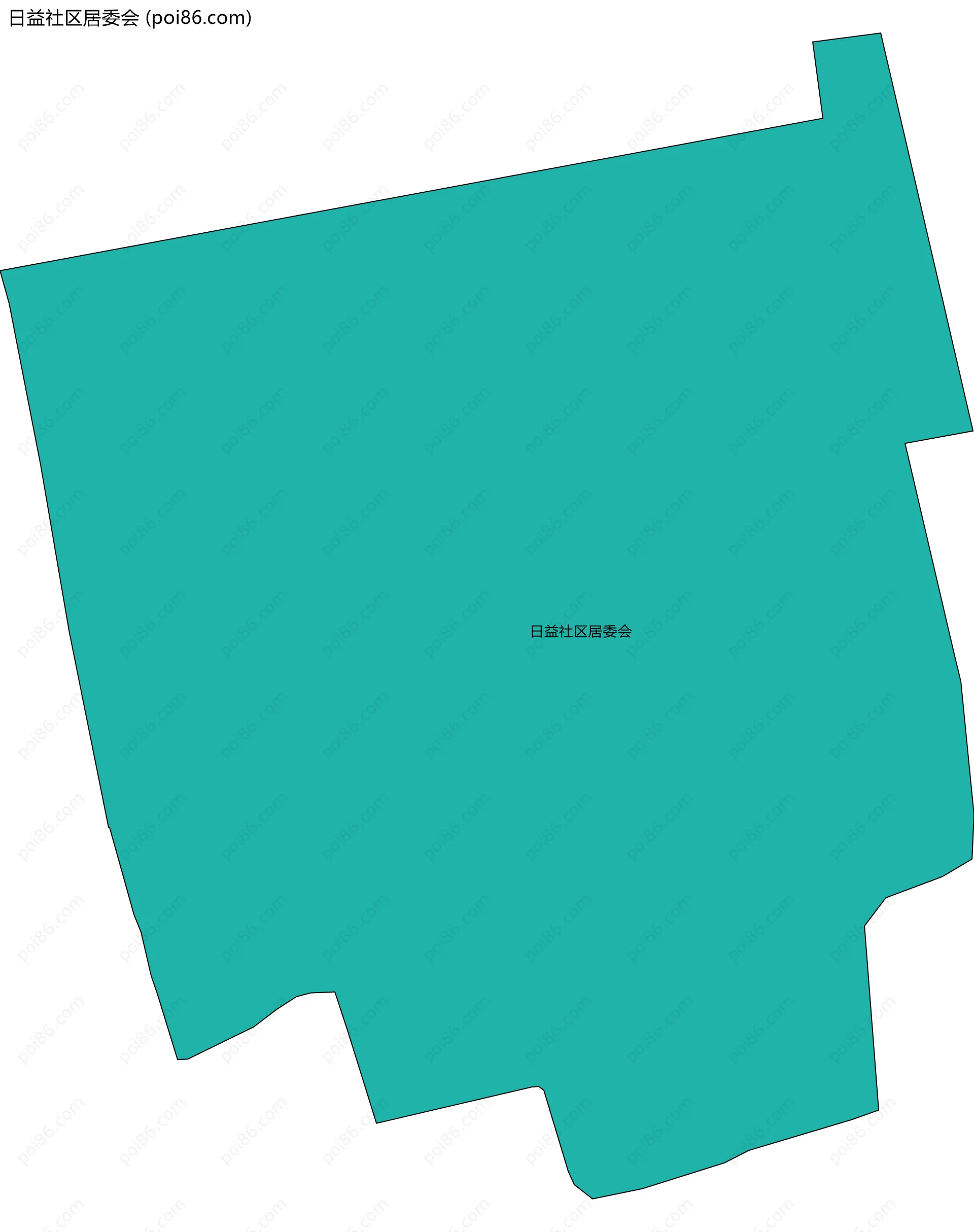 日益社区居委会边界地图