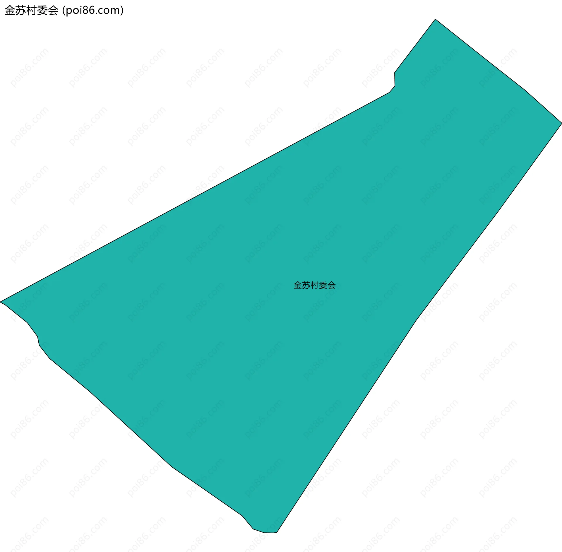 金苏村委会边界地图