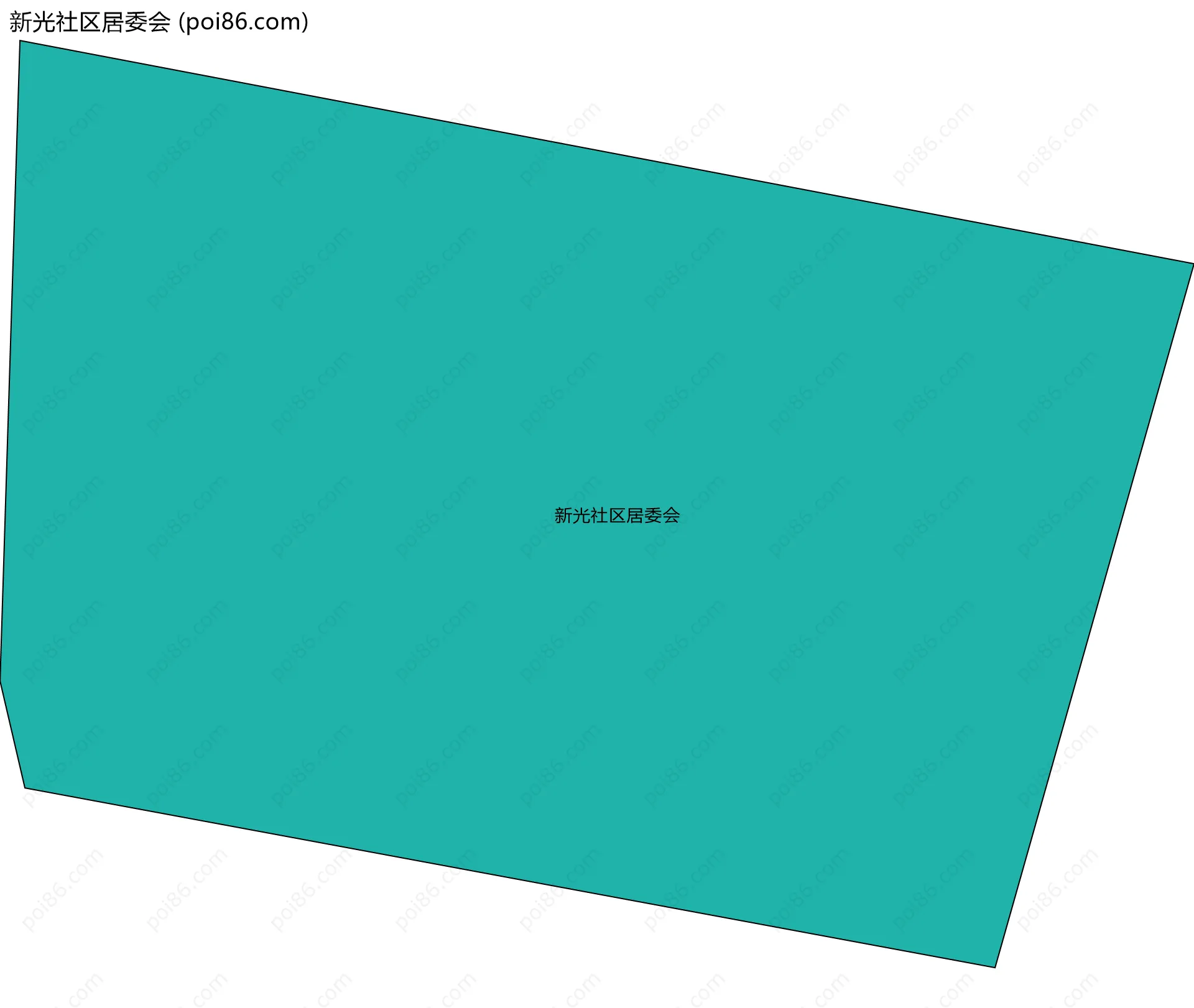 新光社区居委会边界地图