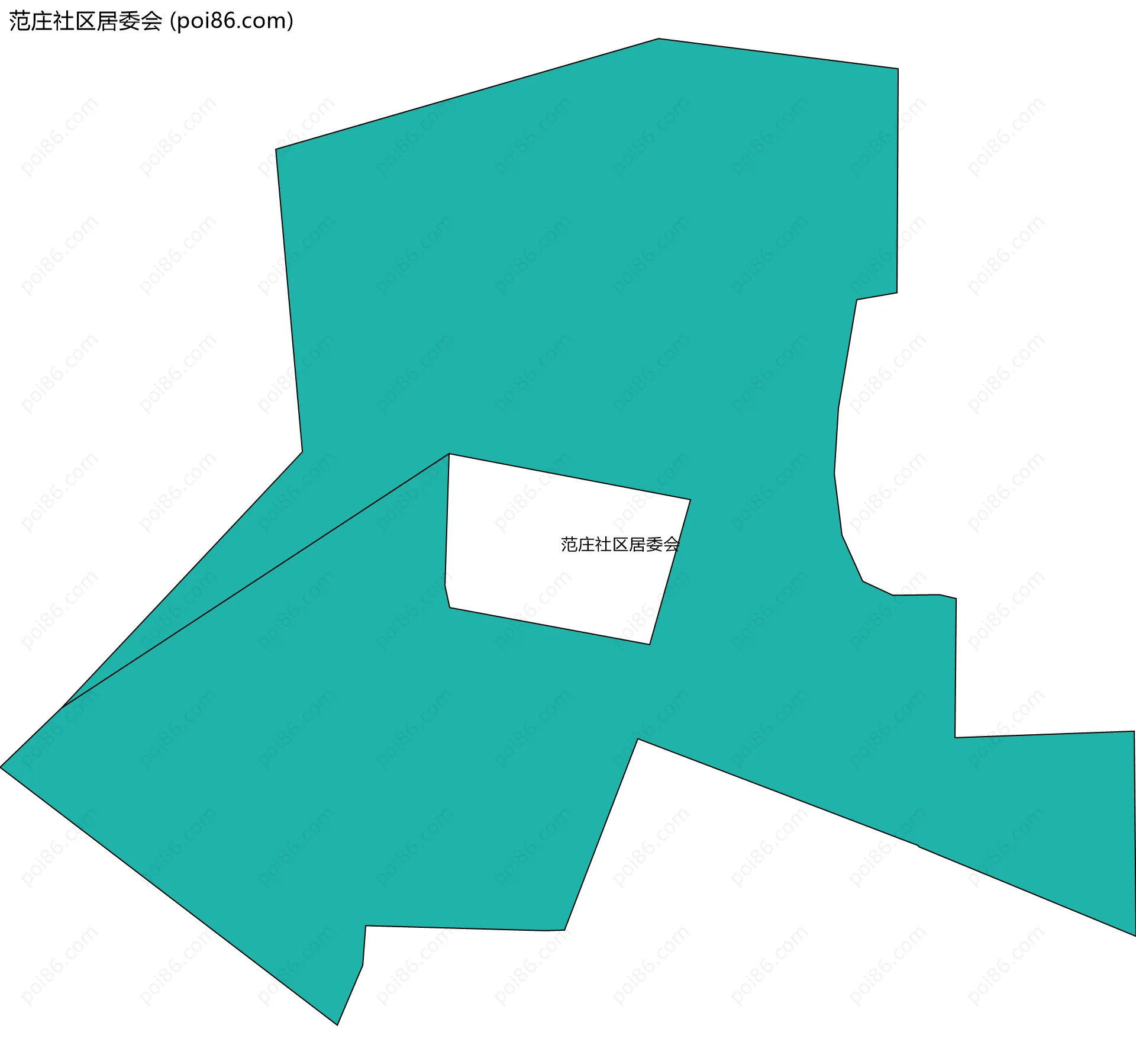 范庄社区居委会边界地图
