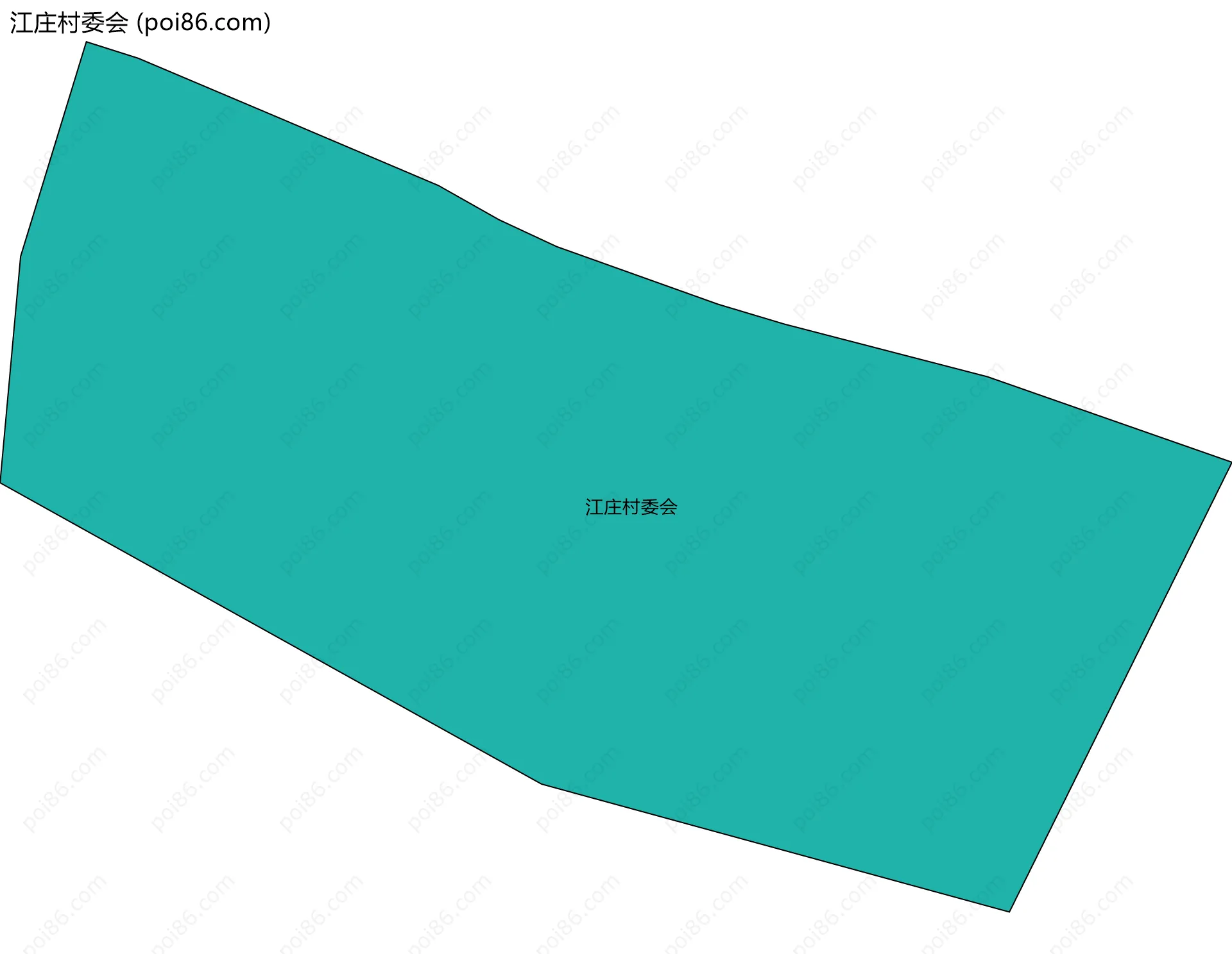 江庄村委会边界地图