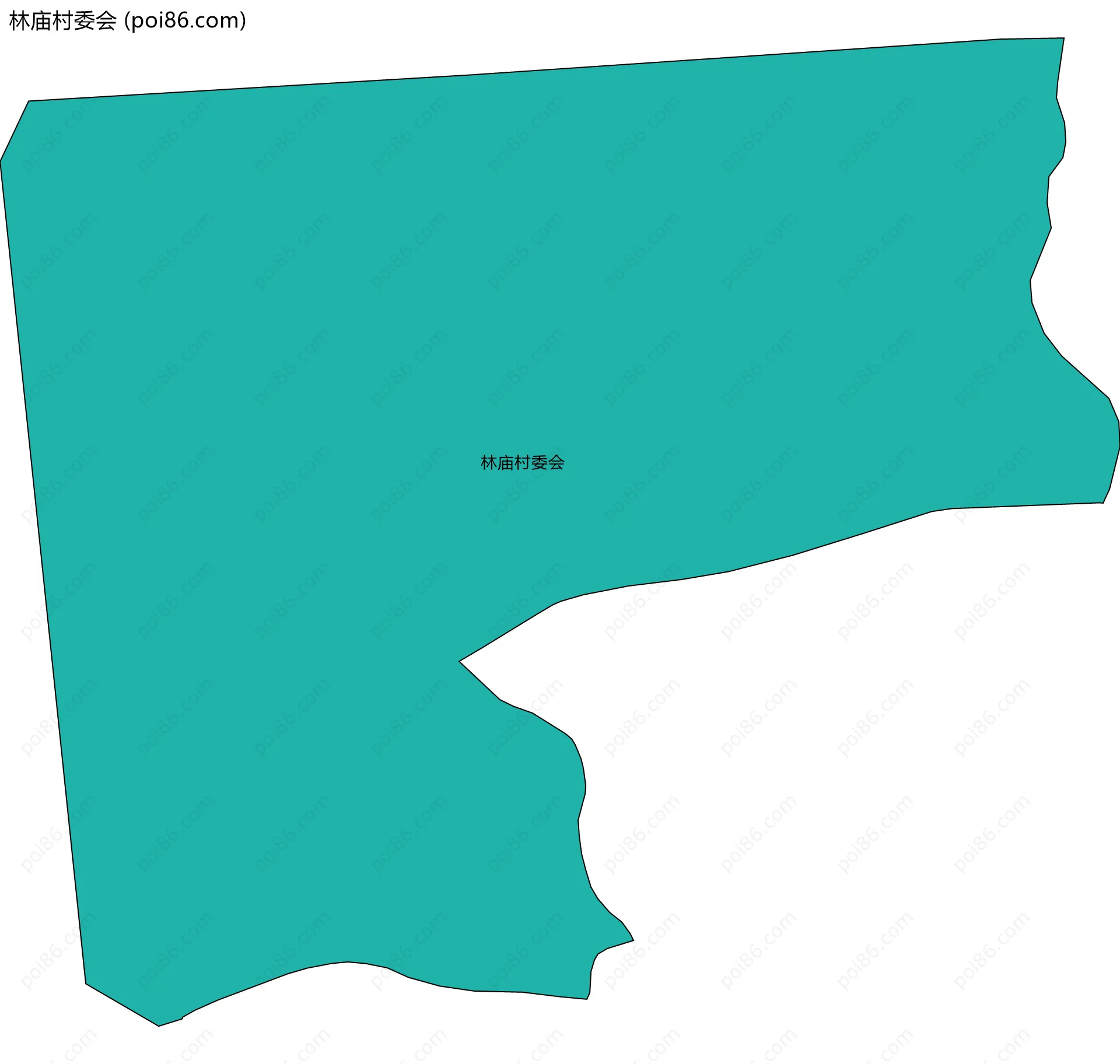 林庙村委会边界地图