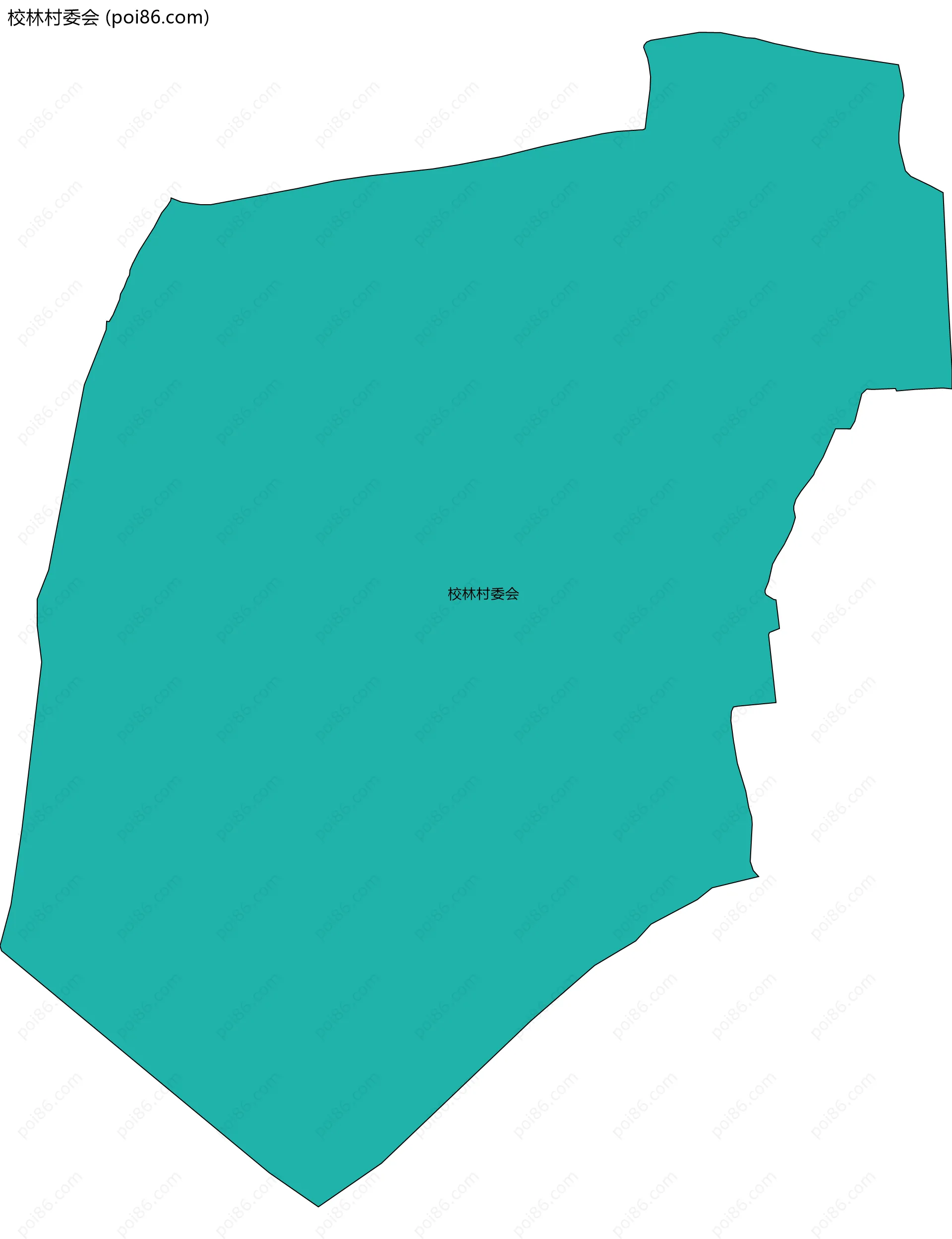 校林村委会边界地图