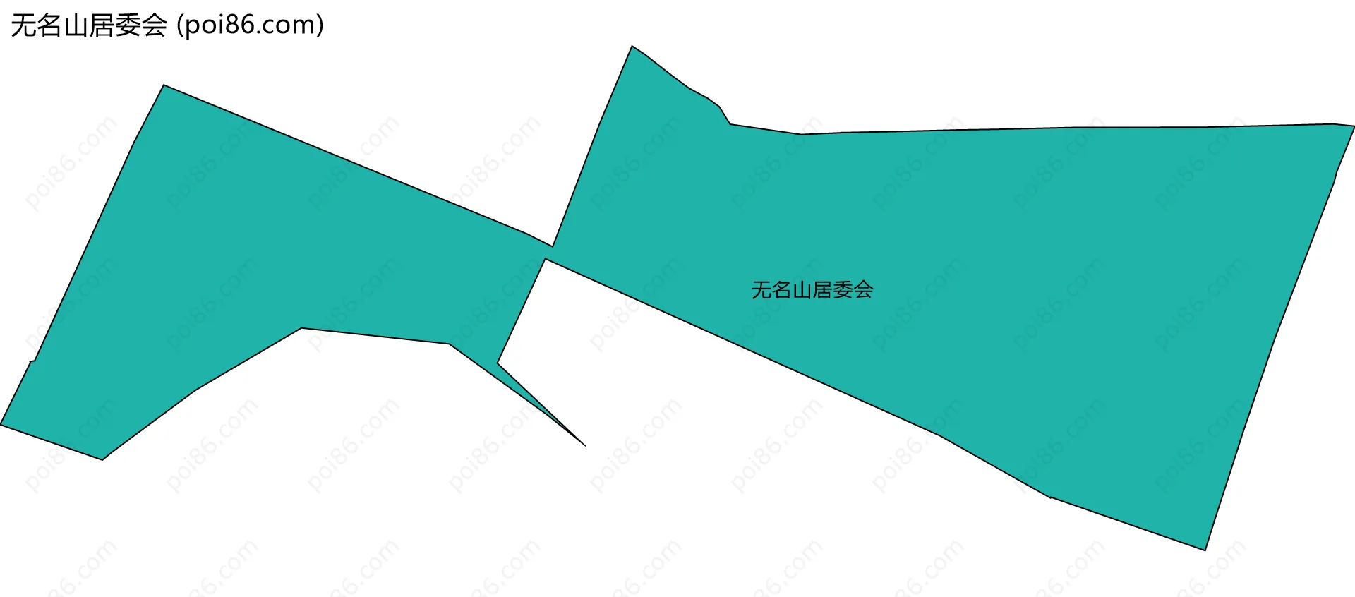 无名山居委会边界地图