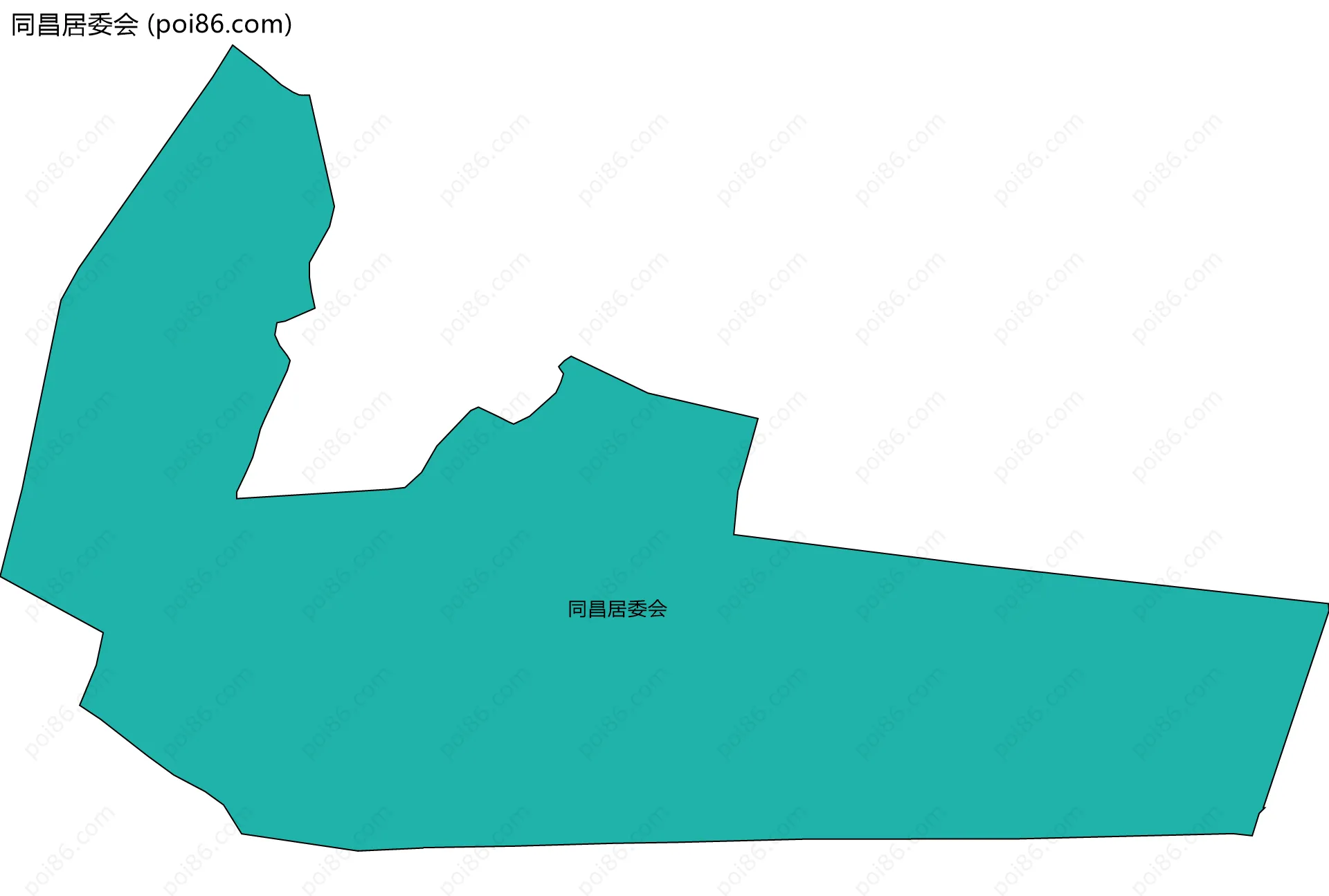 同昌居委会边界地图