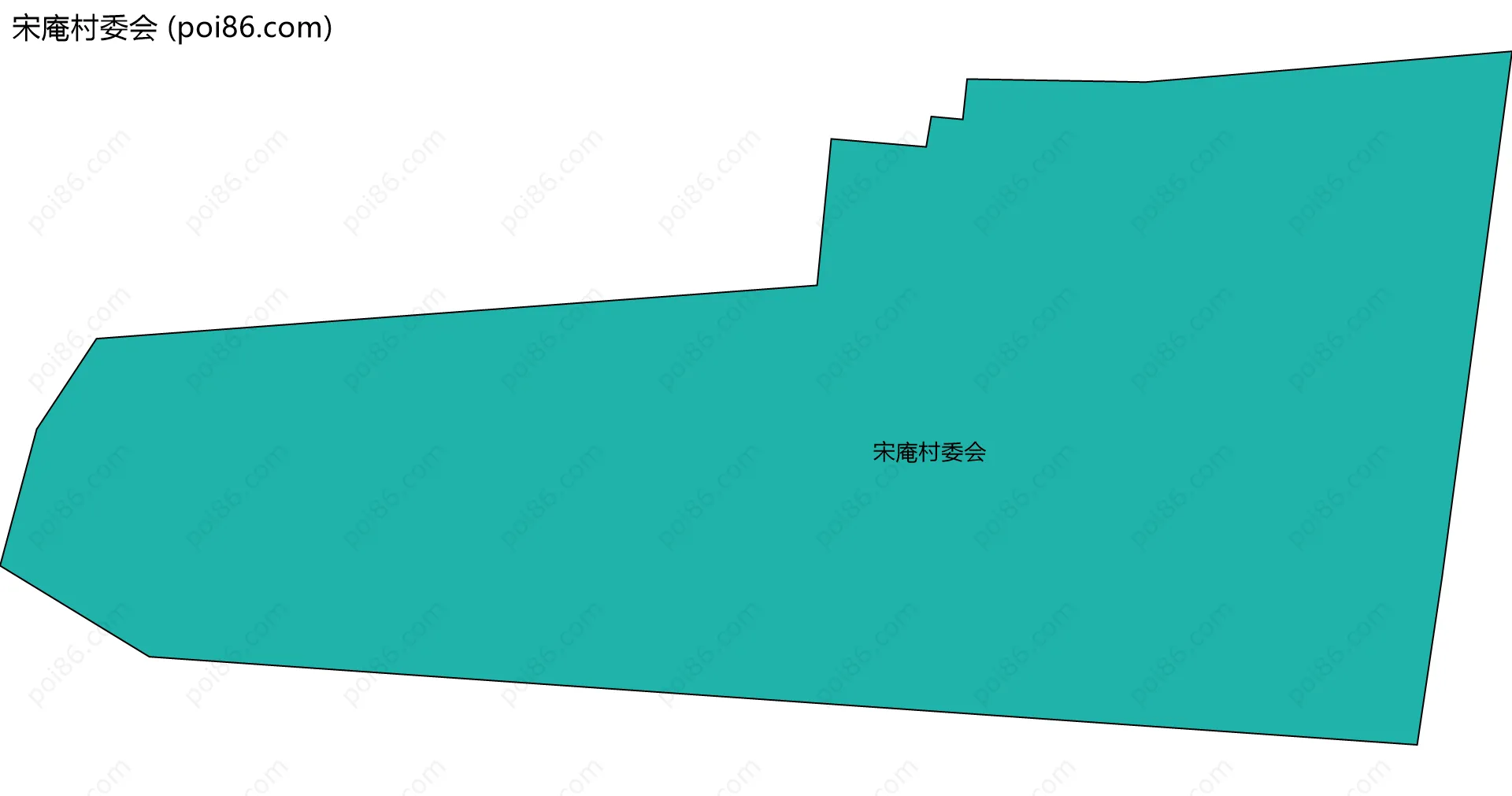 宋庵村委会边界地图