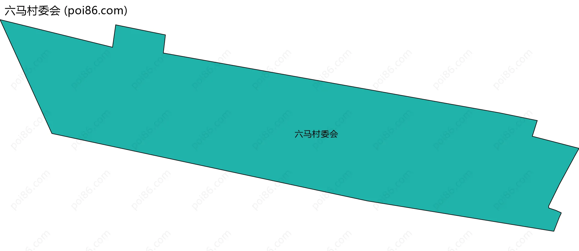 六马村委会边界地图