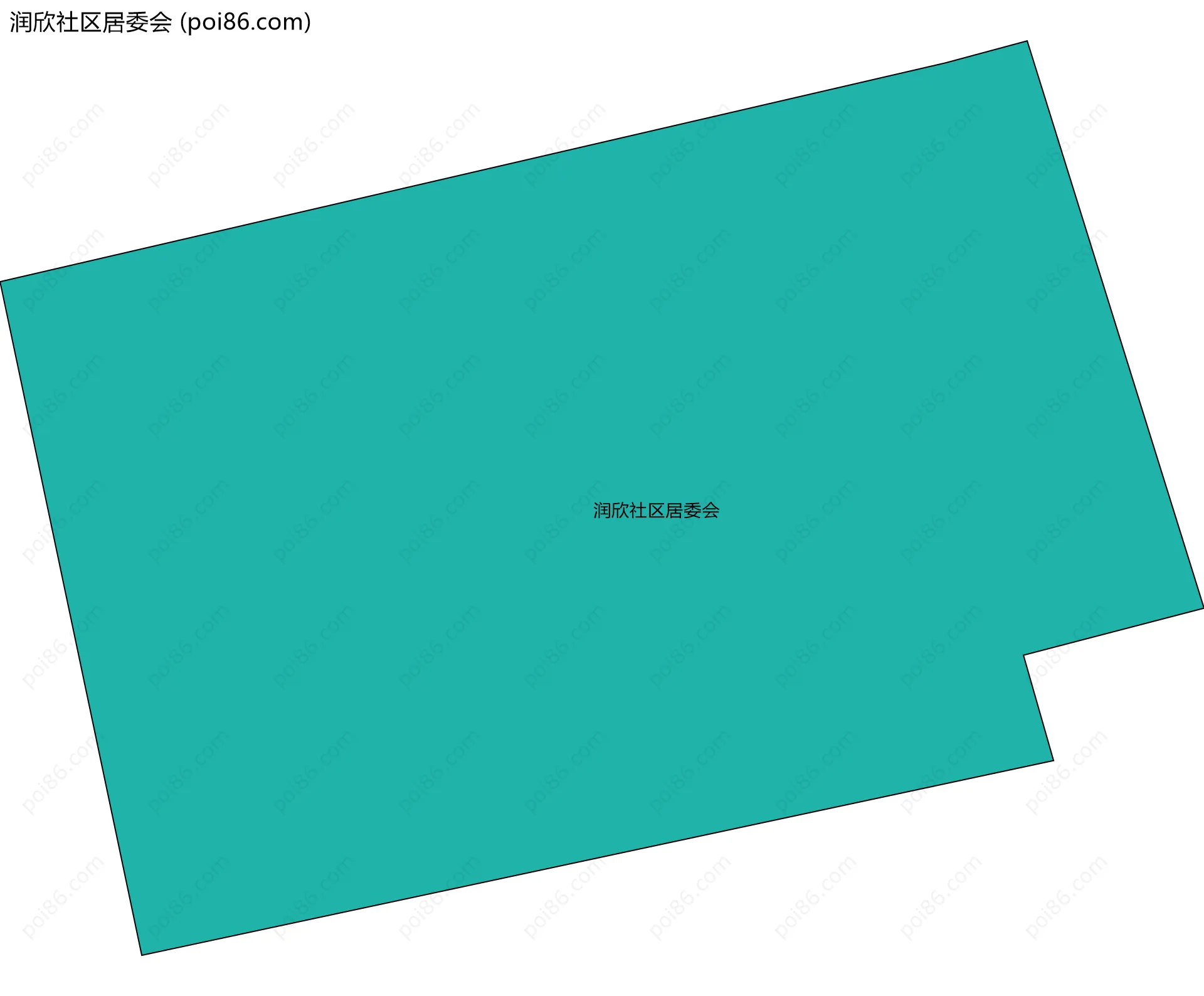 润欣社区居委会边界地图