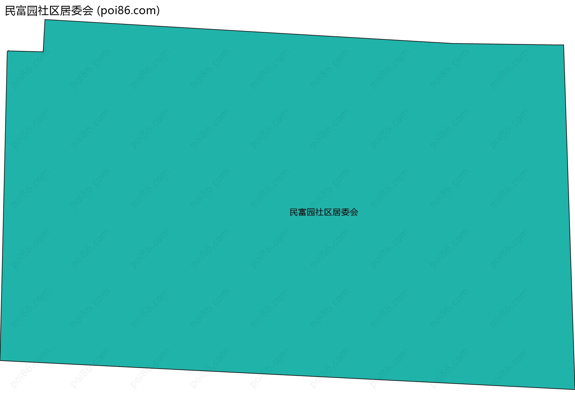 民富园社区居委会边界地图