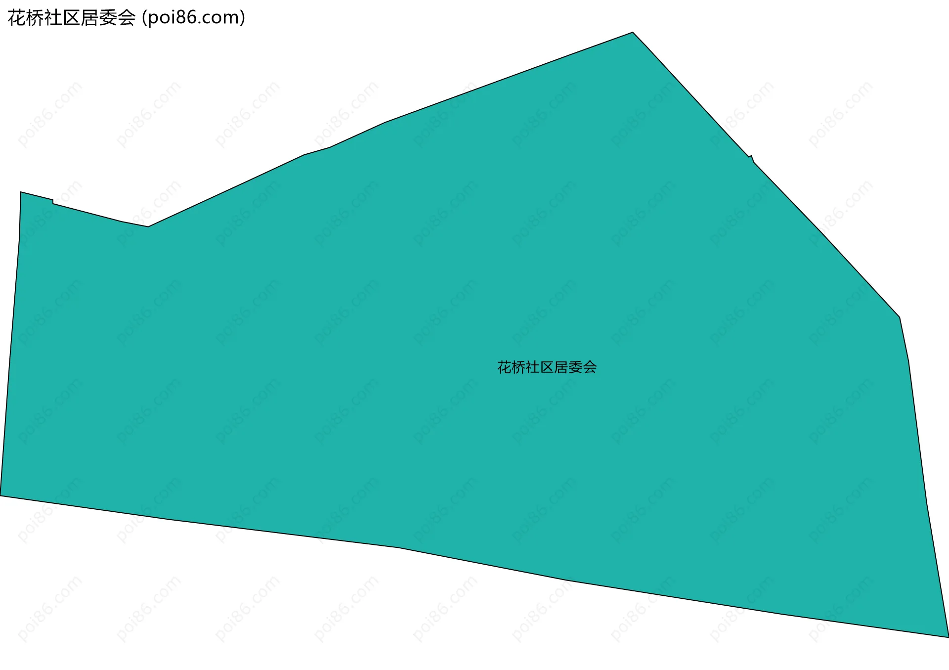 花桥社区居委会边界地图