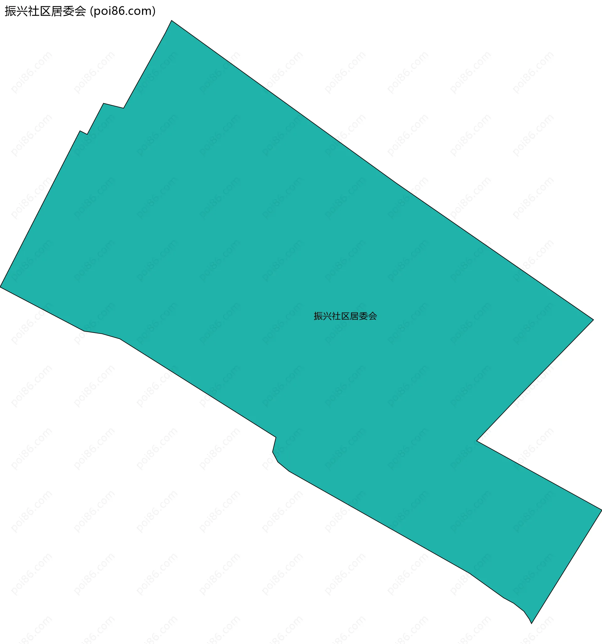 振兴社区居委会边界地图