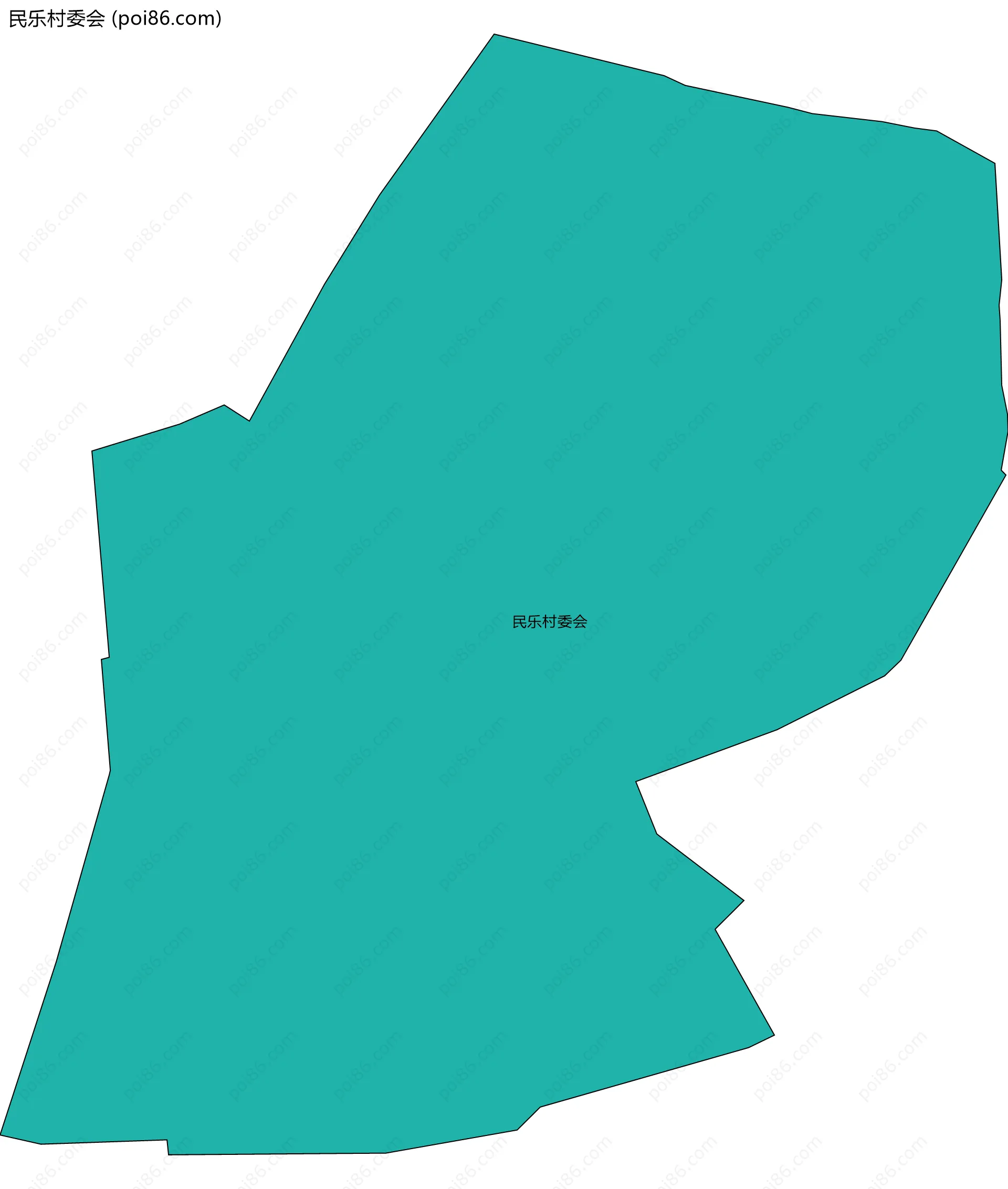 民乐村委会边界地图