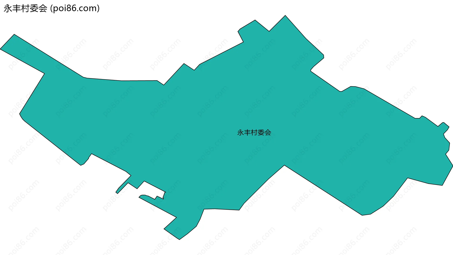 永丰村委会边界地图