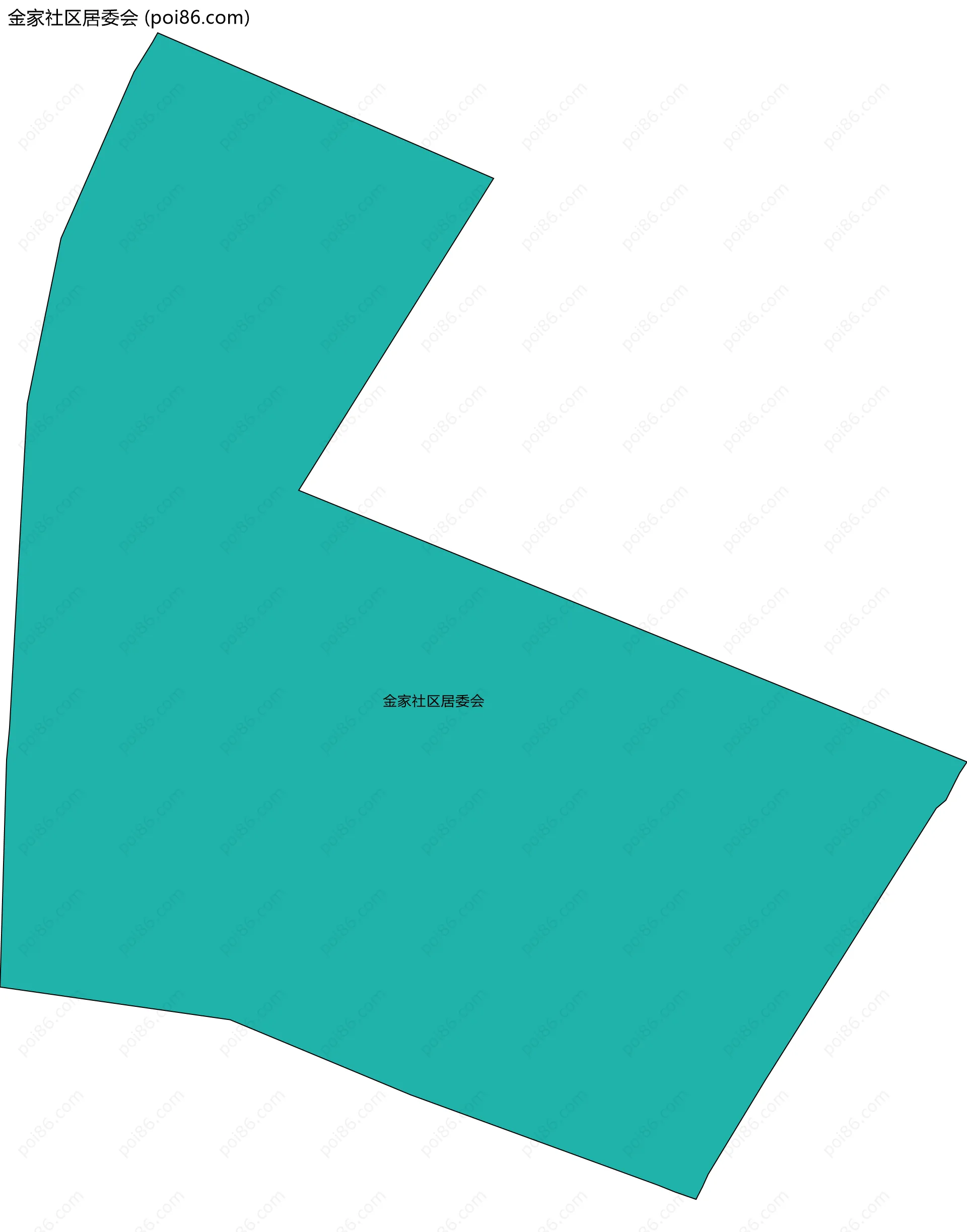 金家社区居委会边界地图