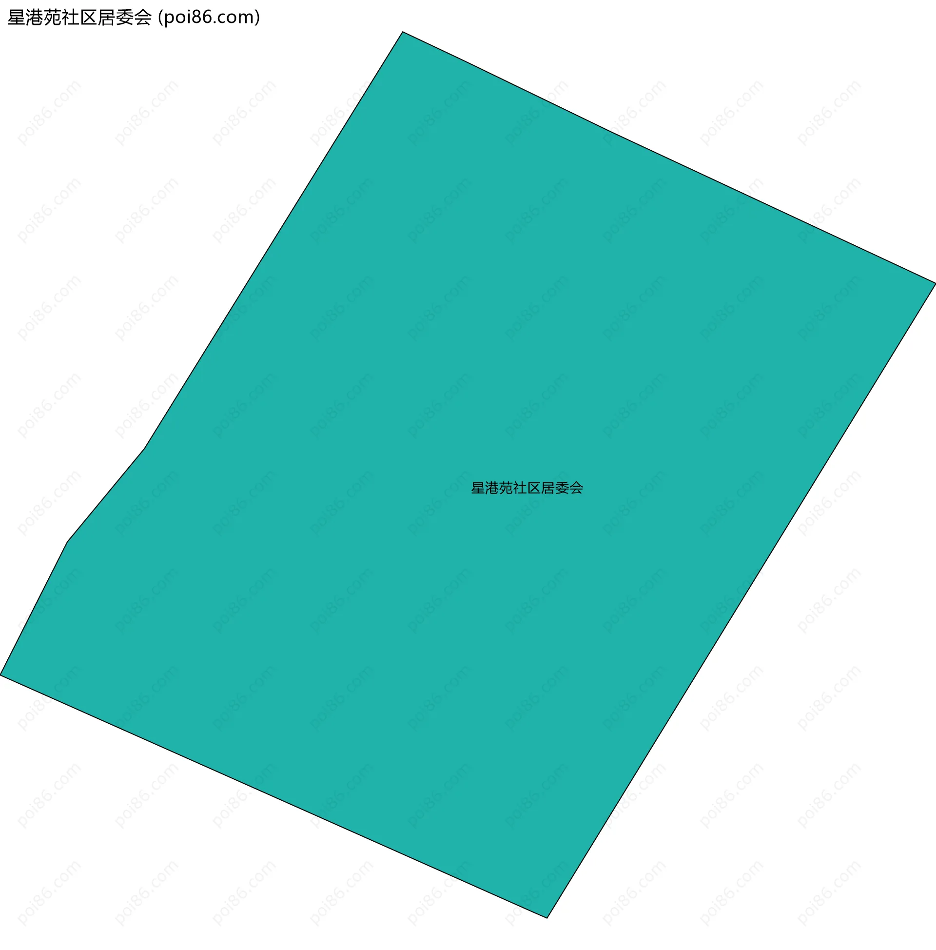 星港苑社区居委会边界地图